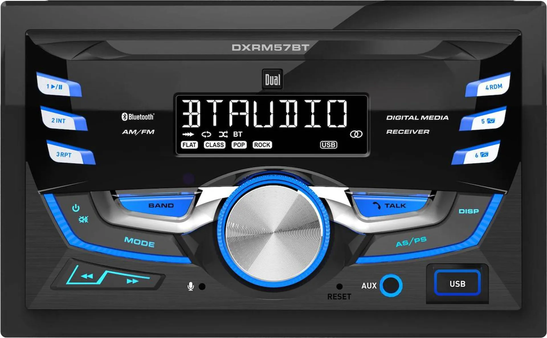 Dual Audio 200 Watt Car Stereo - DXRM57BT