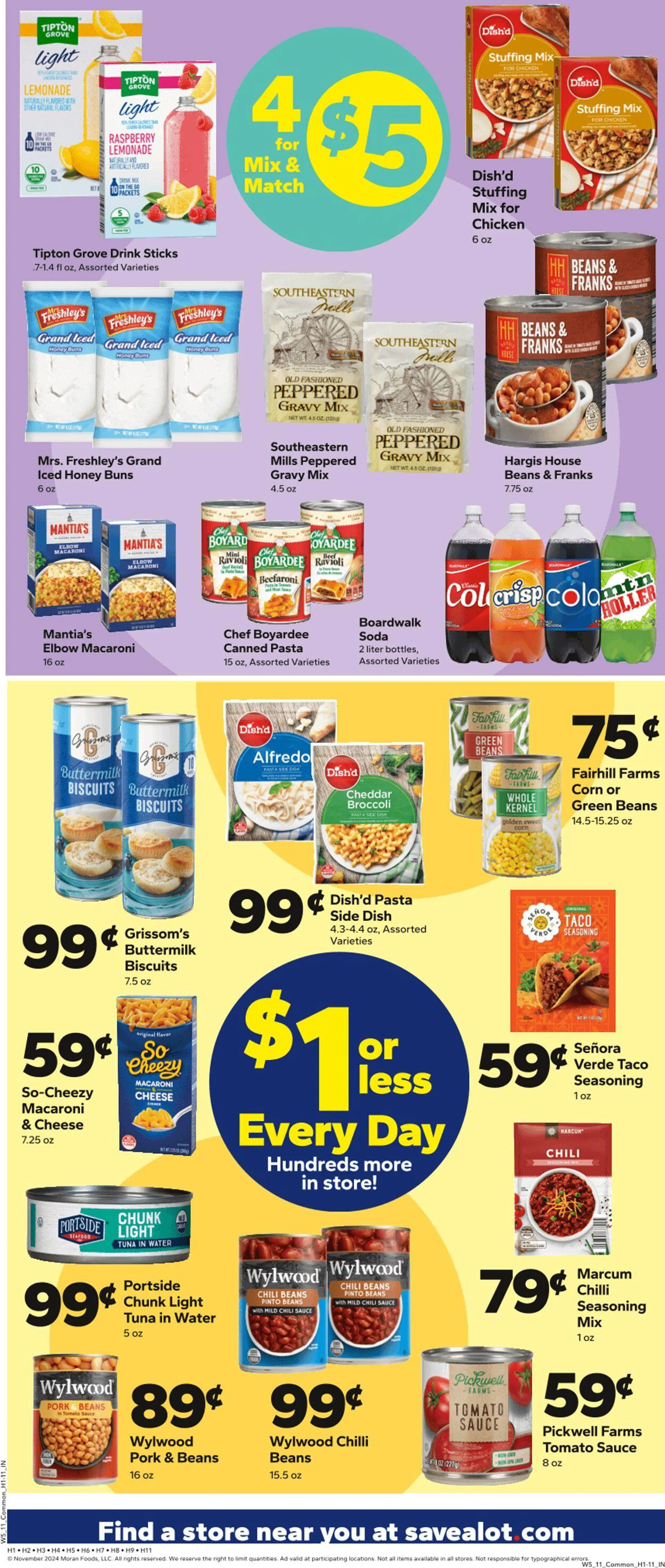 Weekly ad Save a Lot Current weekly ad from January 8 to January 22 2025 - Page 2