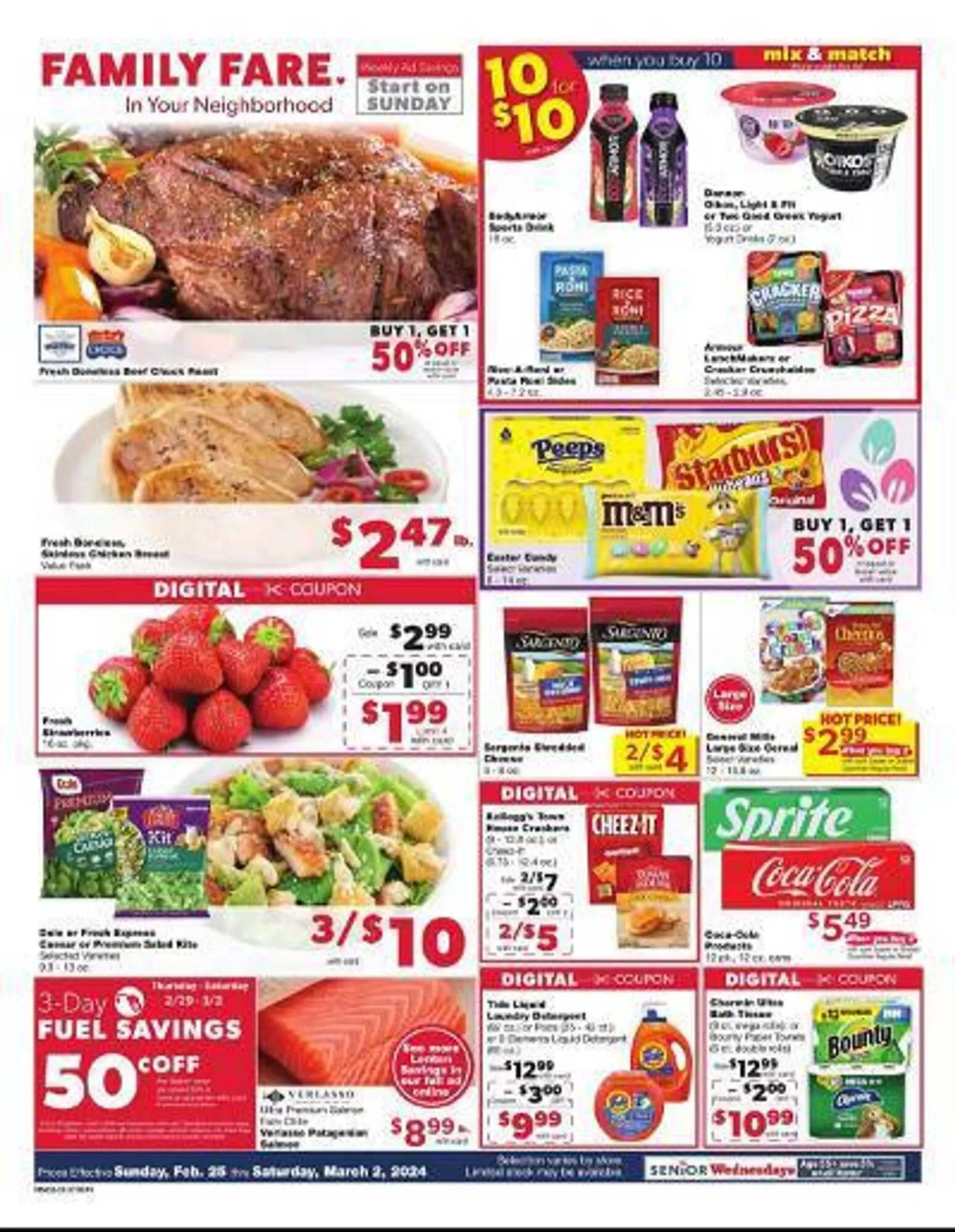 Weekly ad Family Fare Weekly Ad from February 25 to March 2 2024 - Page 