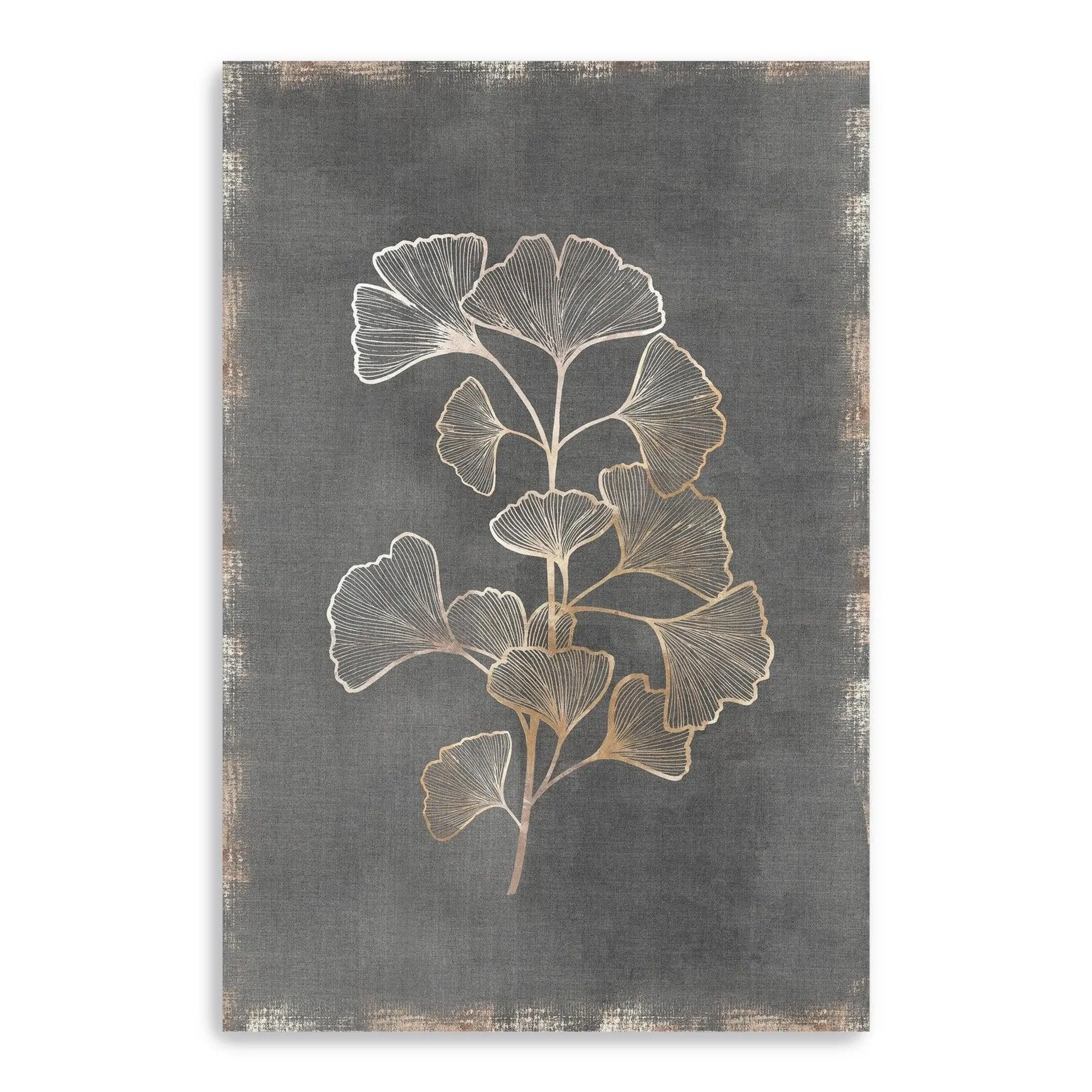 Gilded Botanical Ii Canvas Giclee Wall Art