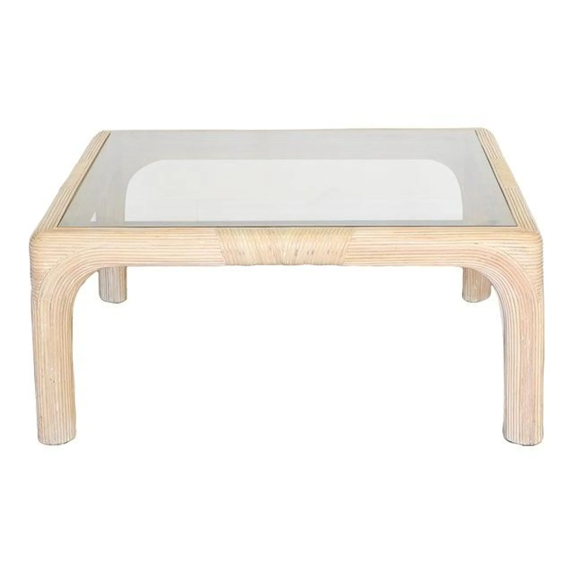 Vintage Pencil Reed Coffee Table