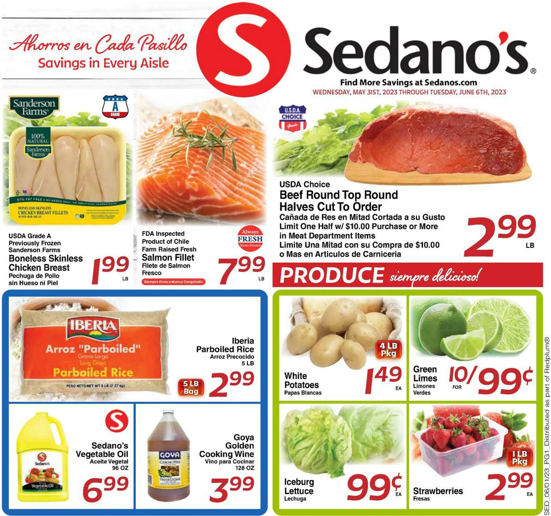 Sedanos Current weekly ad - 1