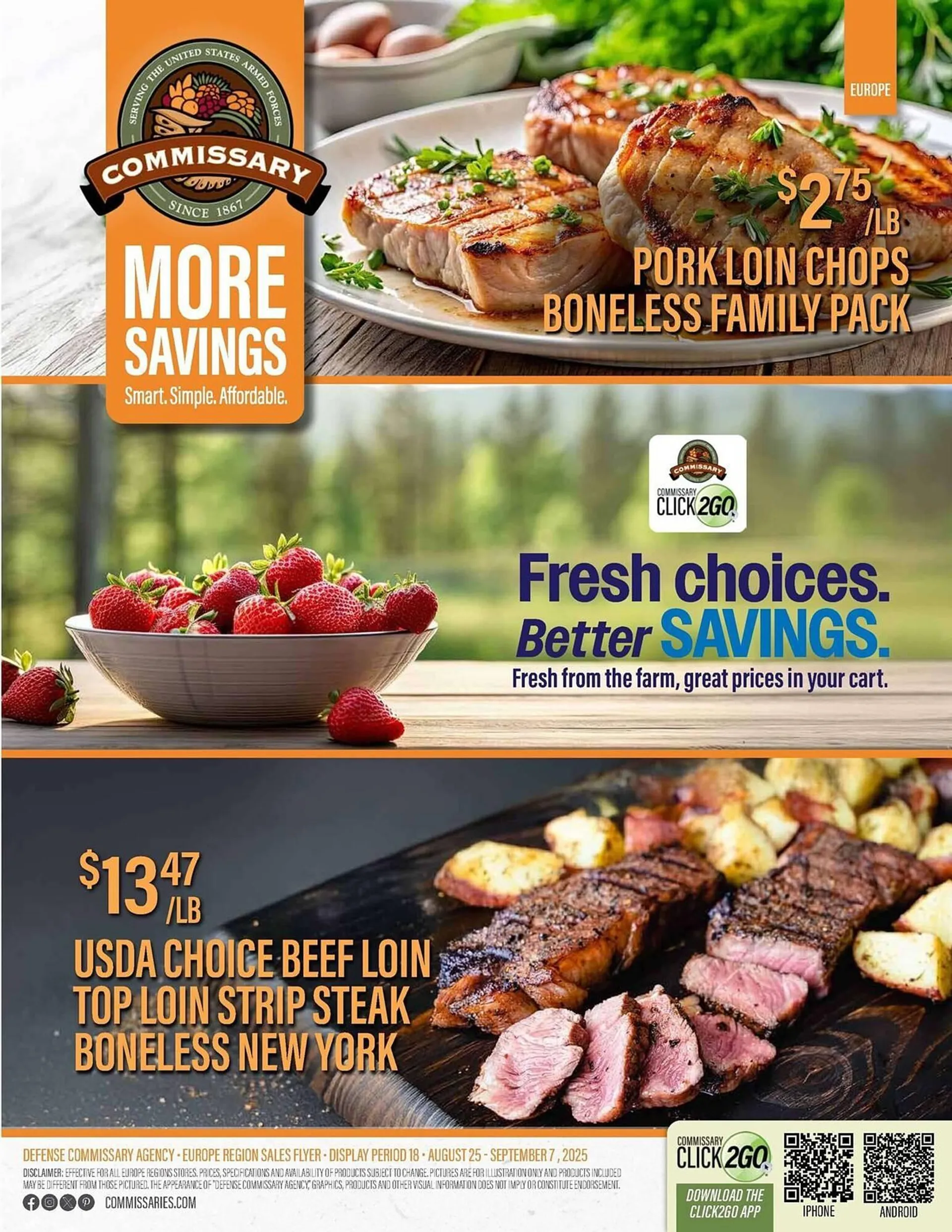 Weekly ad Commissary Weekly Ad from August 25 to September 7 2025 - Page 1