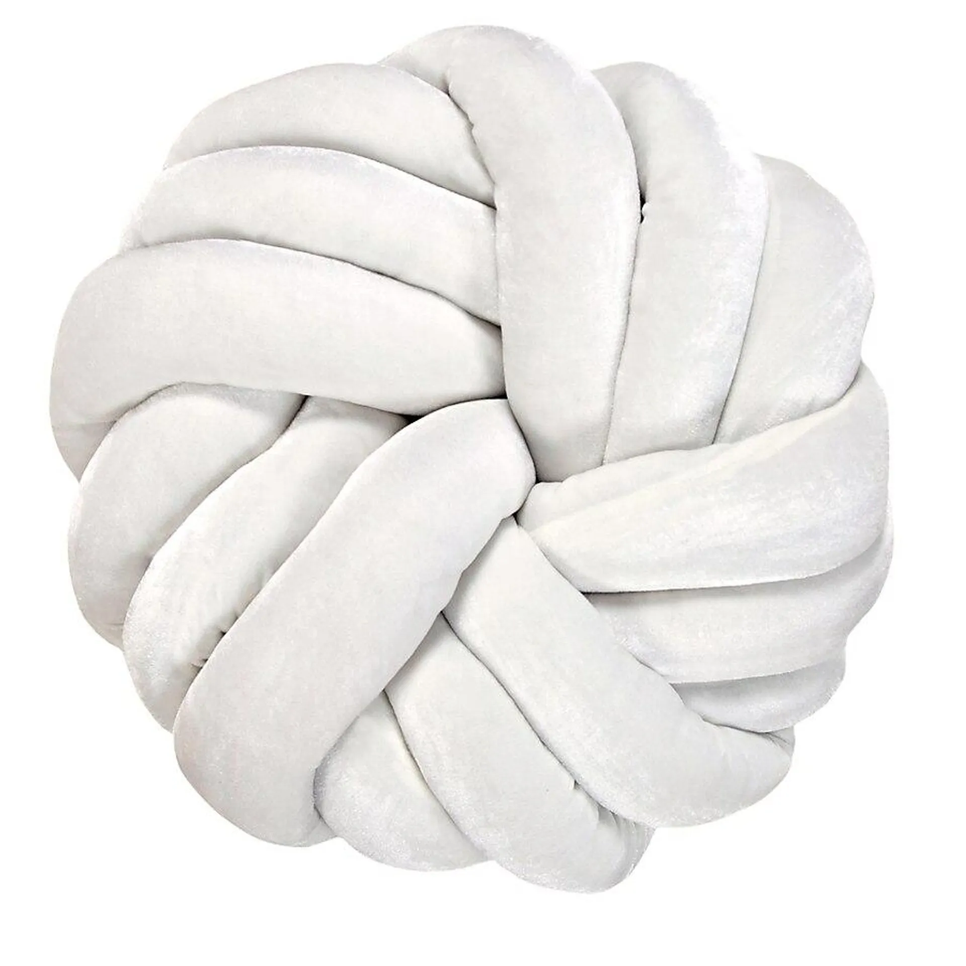 Timberbrook Boca 18-in x 18-in Ivory Round Indoor Decorative Pillow