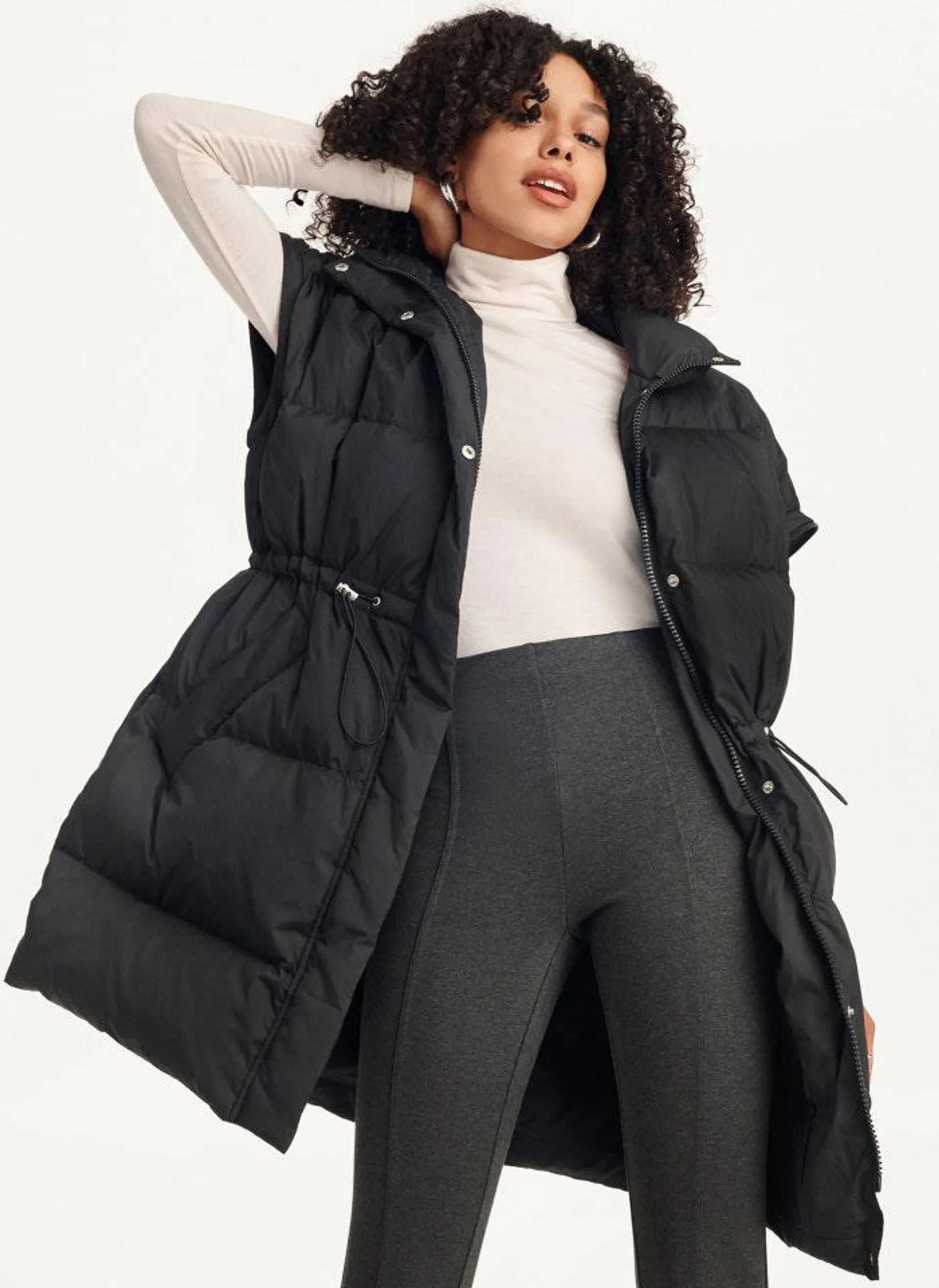 Oversized Puffer With Zip Sleeves