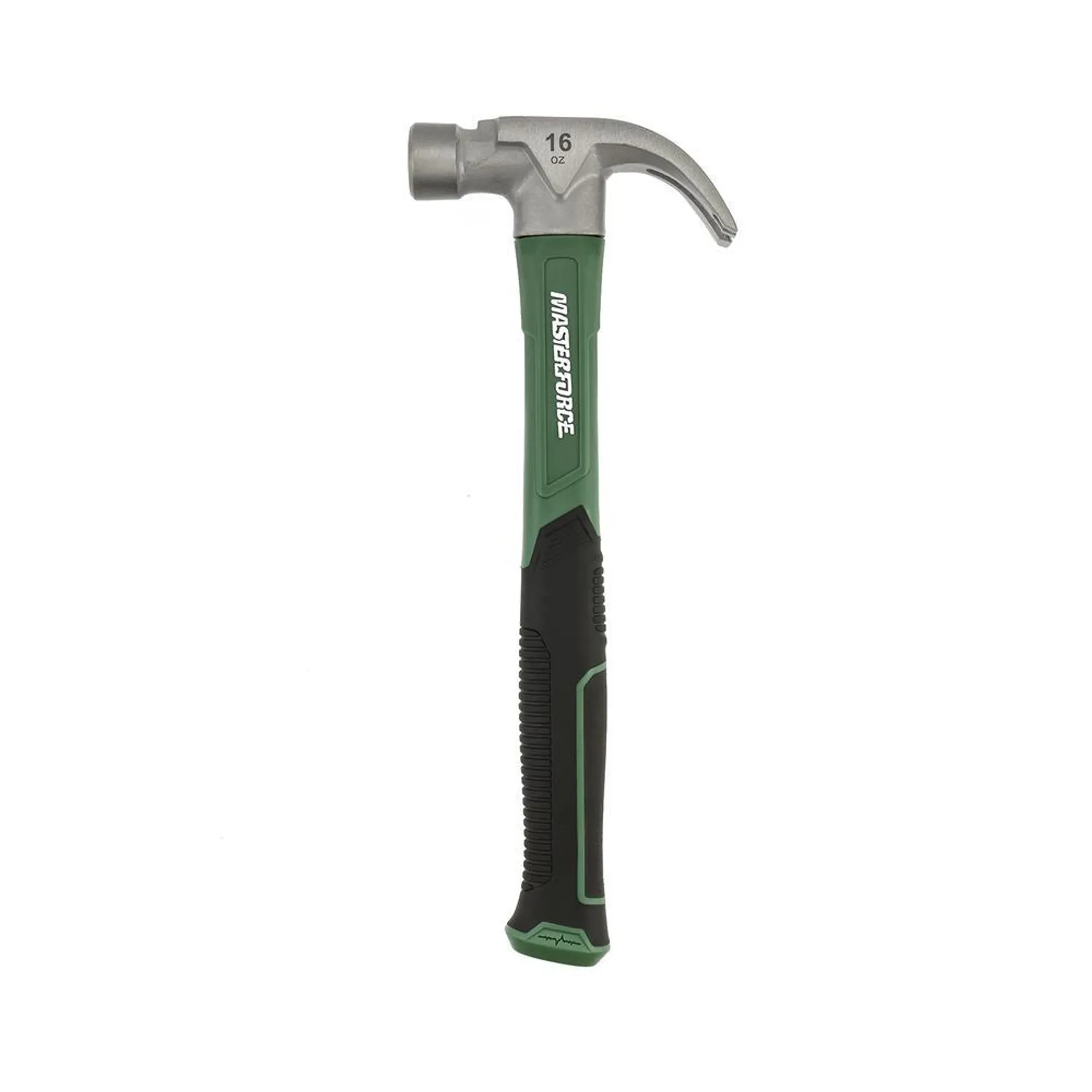 Masterforce® 16 oz. Fiberglass Curved Claw Hammer with Nail Start