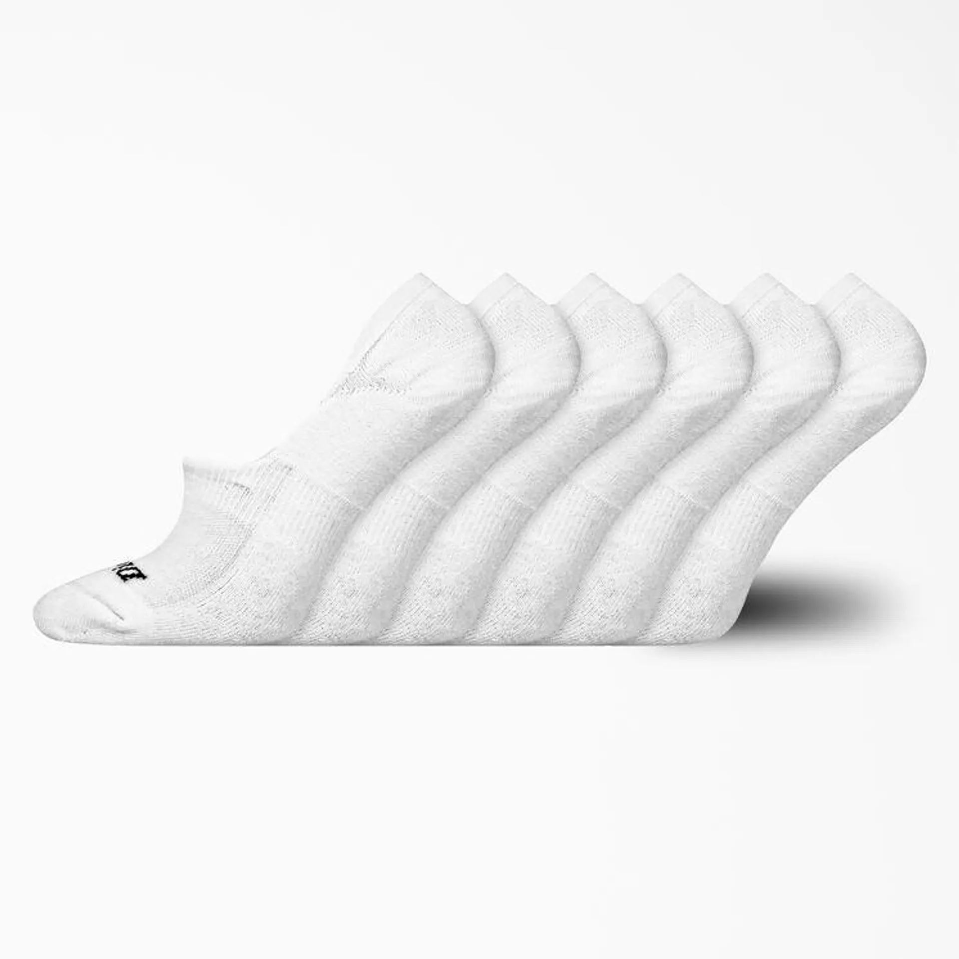 Women's Moisture Control Liner Socks, Size 6-9, 6-Pack, White