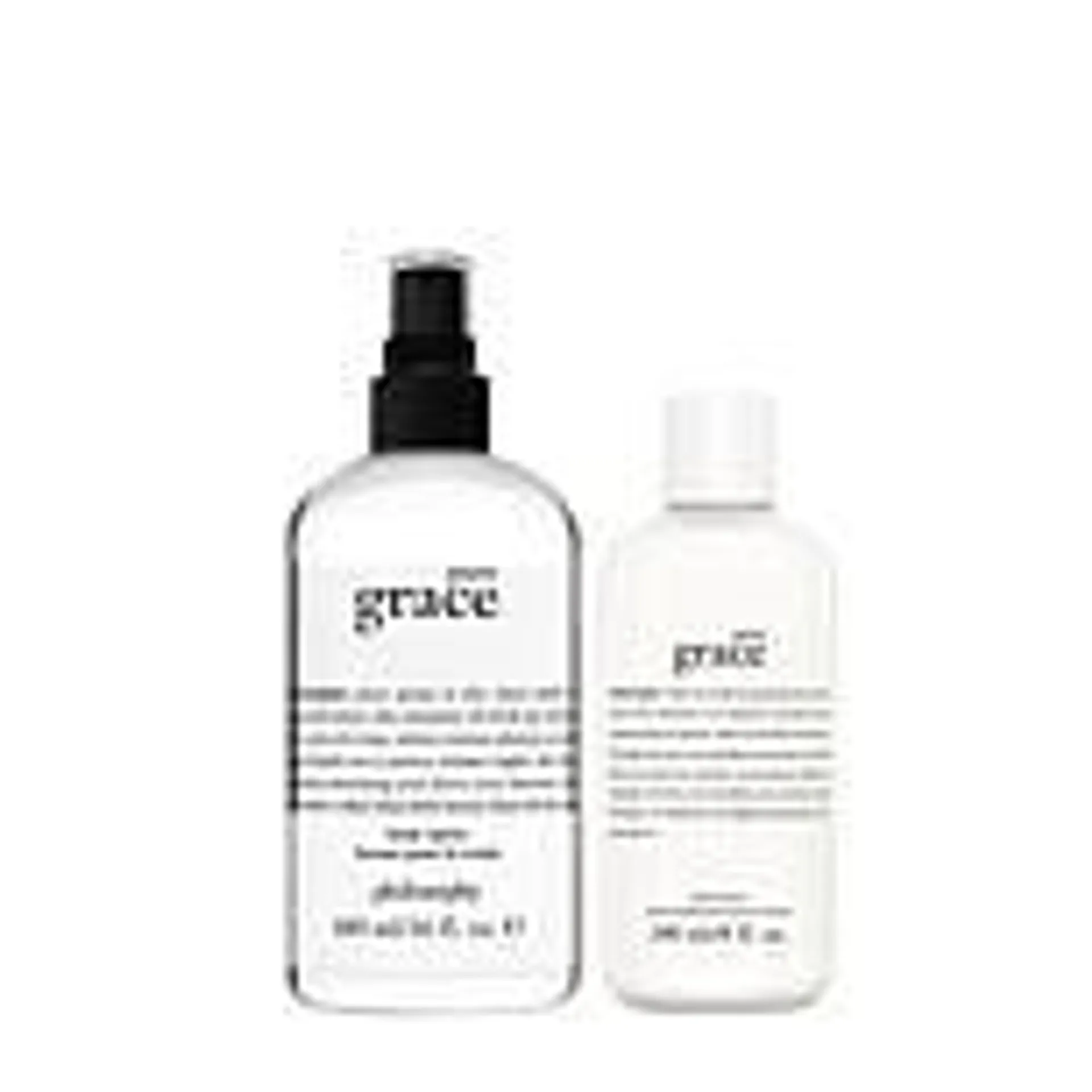 philosophy pure grace spritz and moisturize set