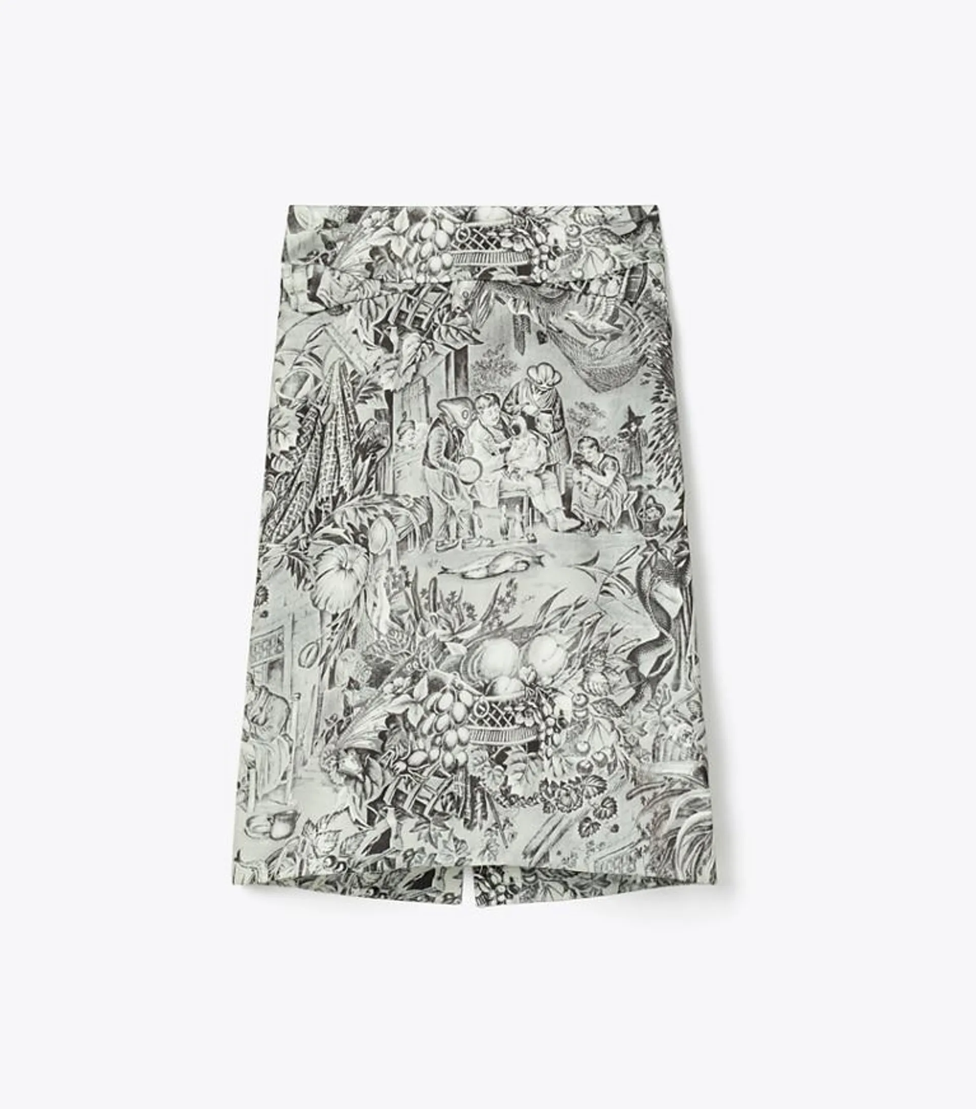 PRINTED VISCOSE SKIRT