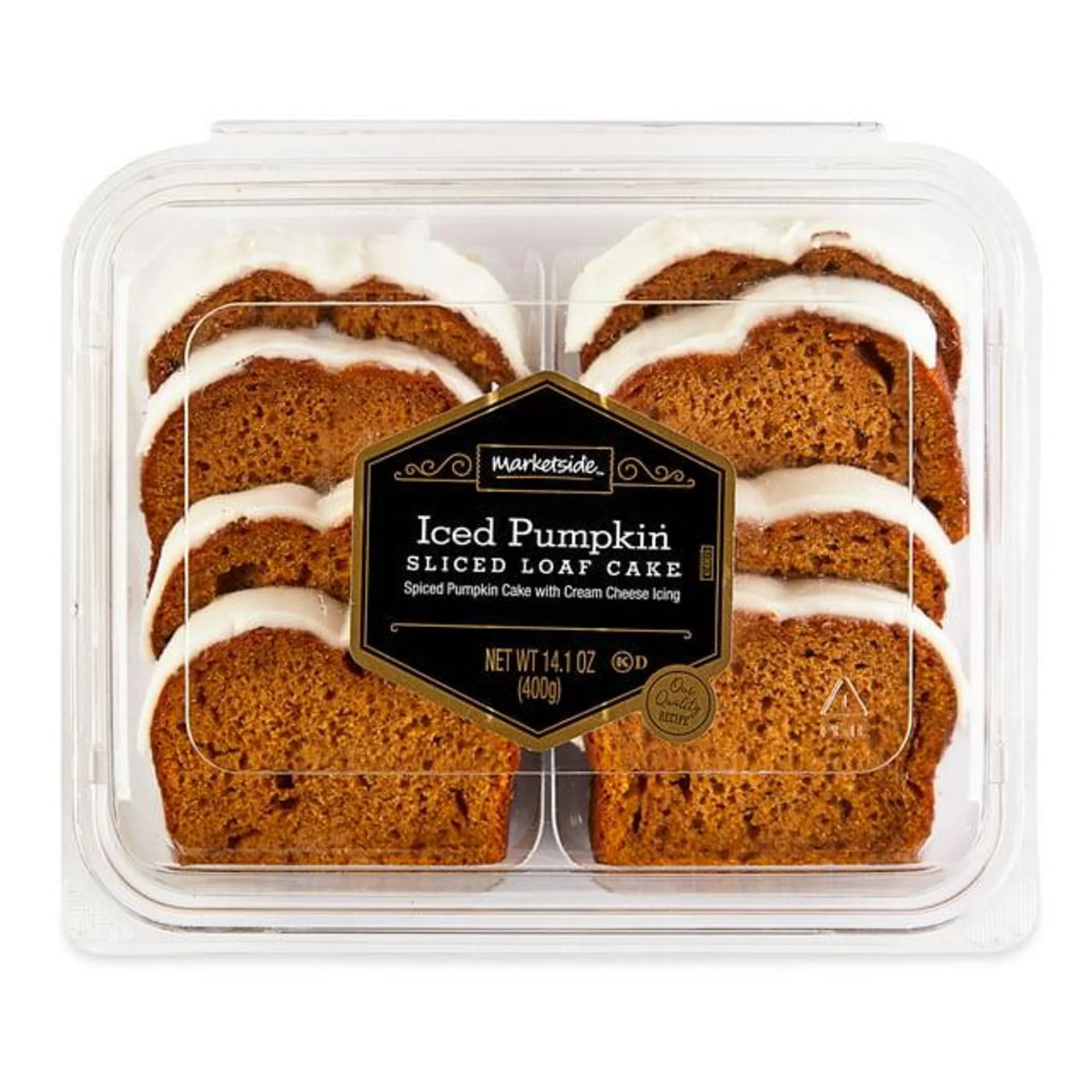 Marketside Iced Pumpkin Sliced Cake, 14.1 oz, 8 Count