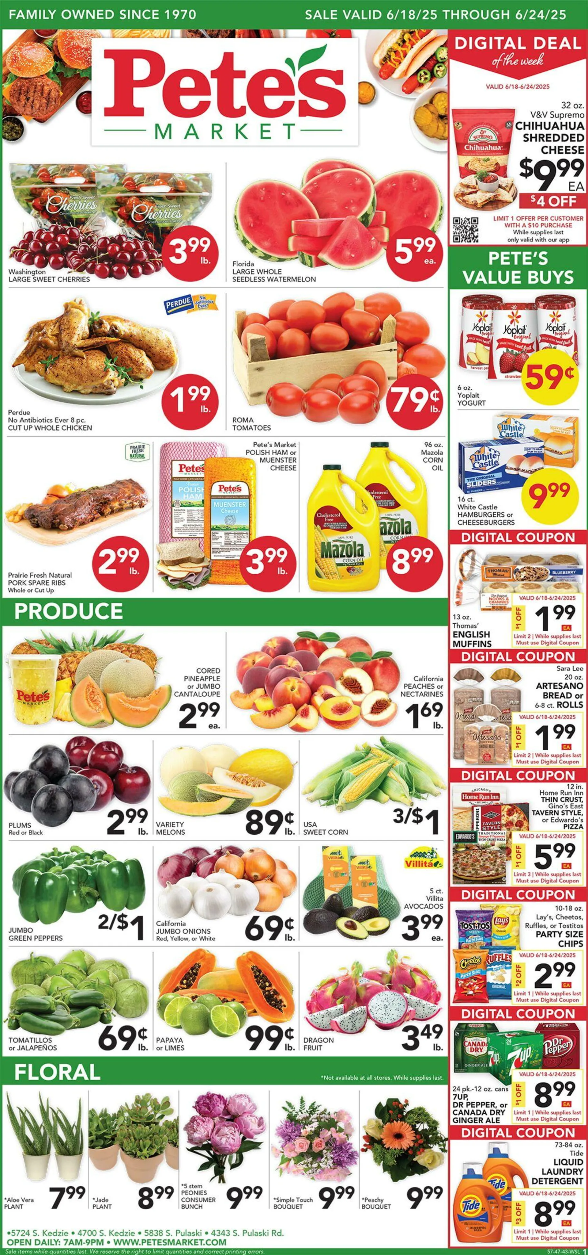 Weekly ad Pete's Fresh Market Current weekly ad from June 11 to June 17 2025 - Page 1