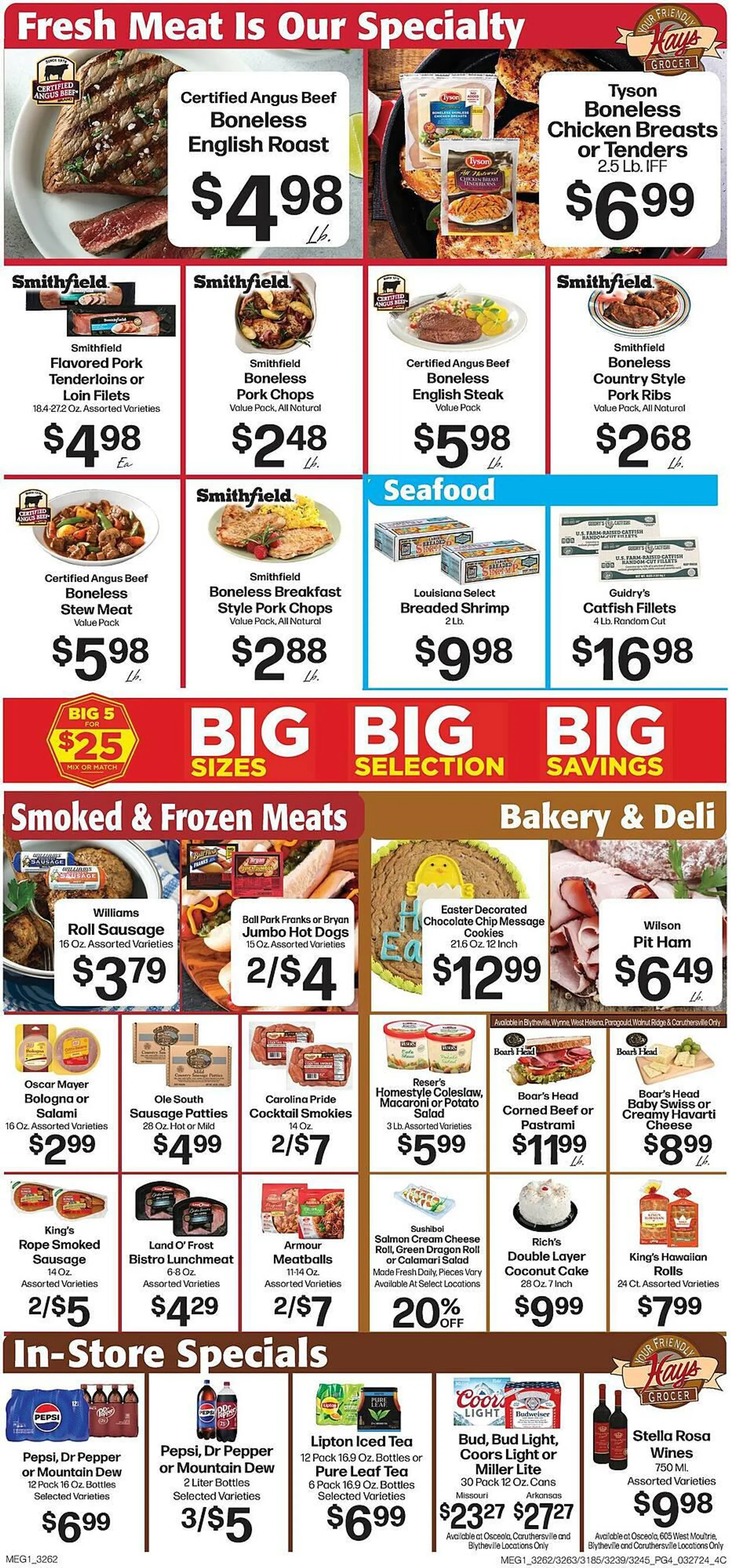 Weekly ad Hays Supermarket Weekly Ad from March 27 to April 2 2024 - Page 6