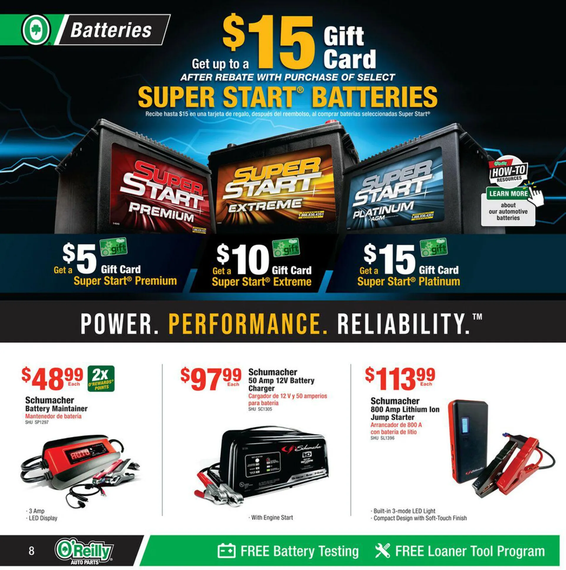 OReilly Auto Parts Current weekly ad - 8