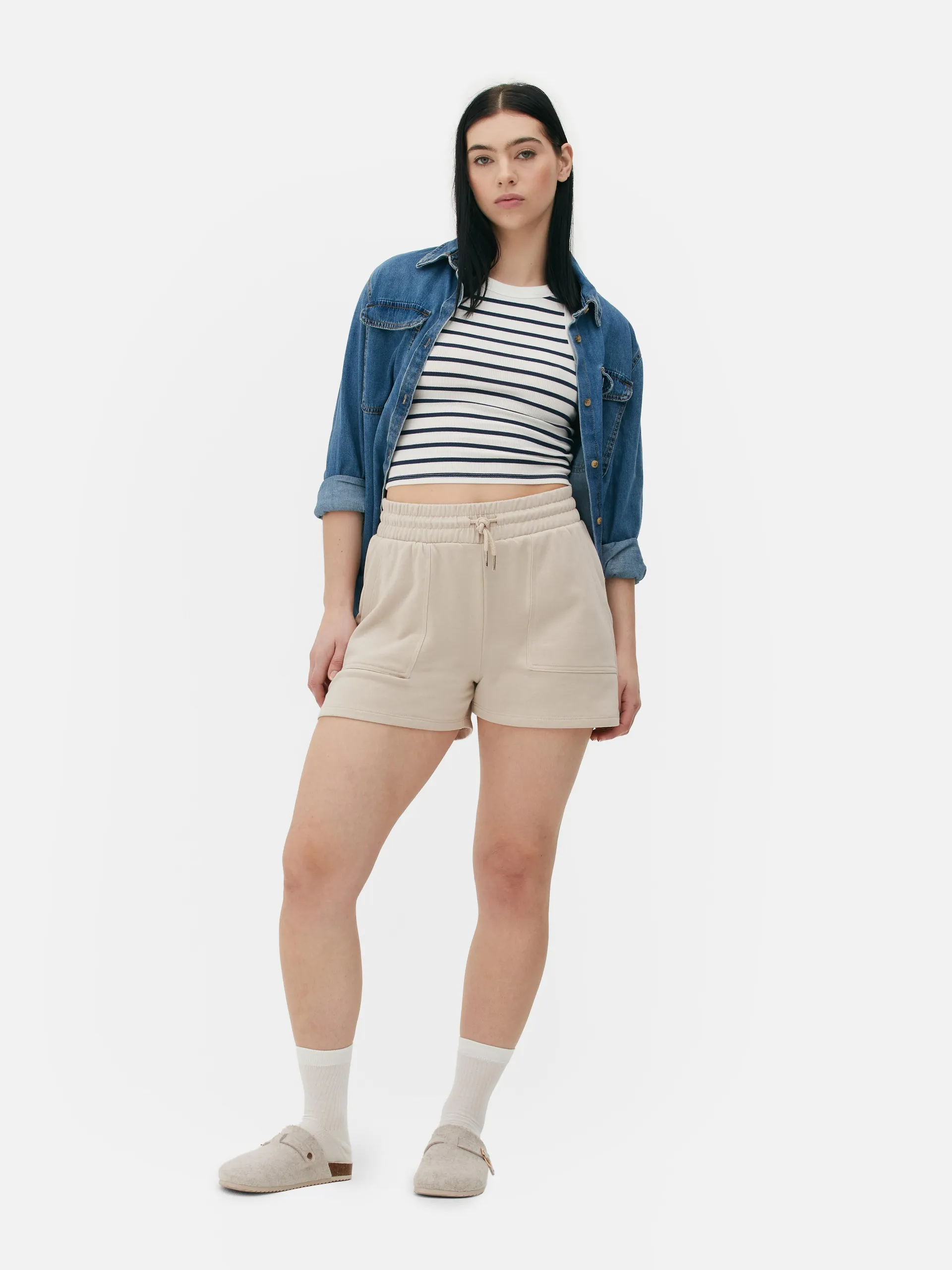 Jersey Mid-Length Shorts