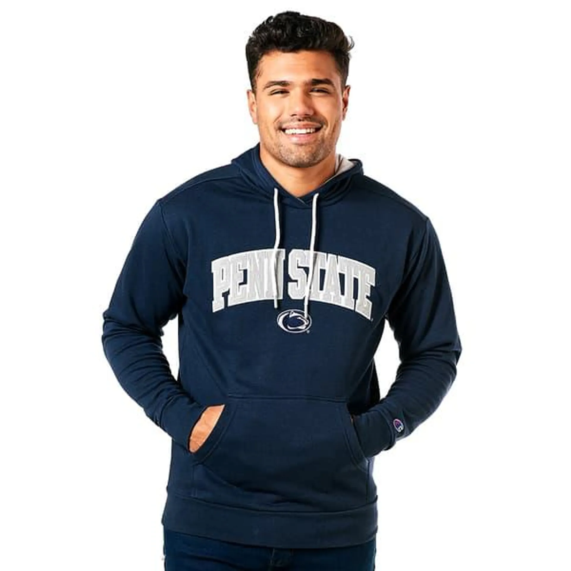 Mens Champion® Penn State University Logo Pullover Hoodie