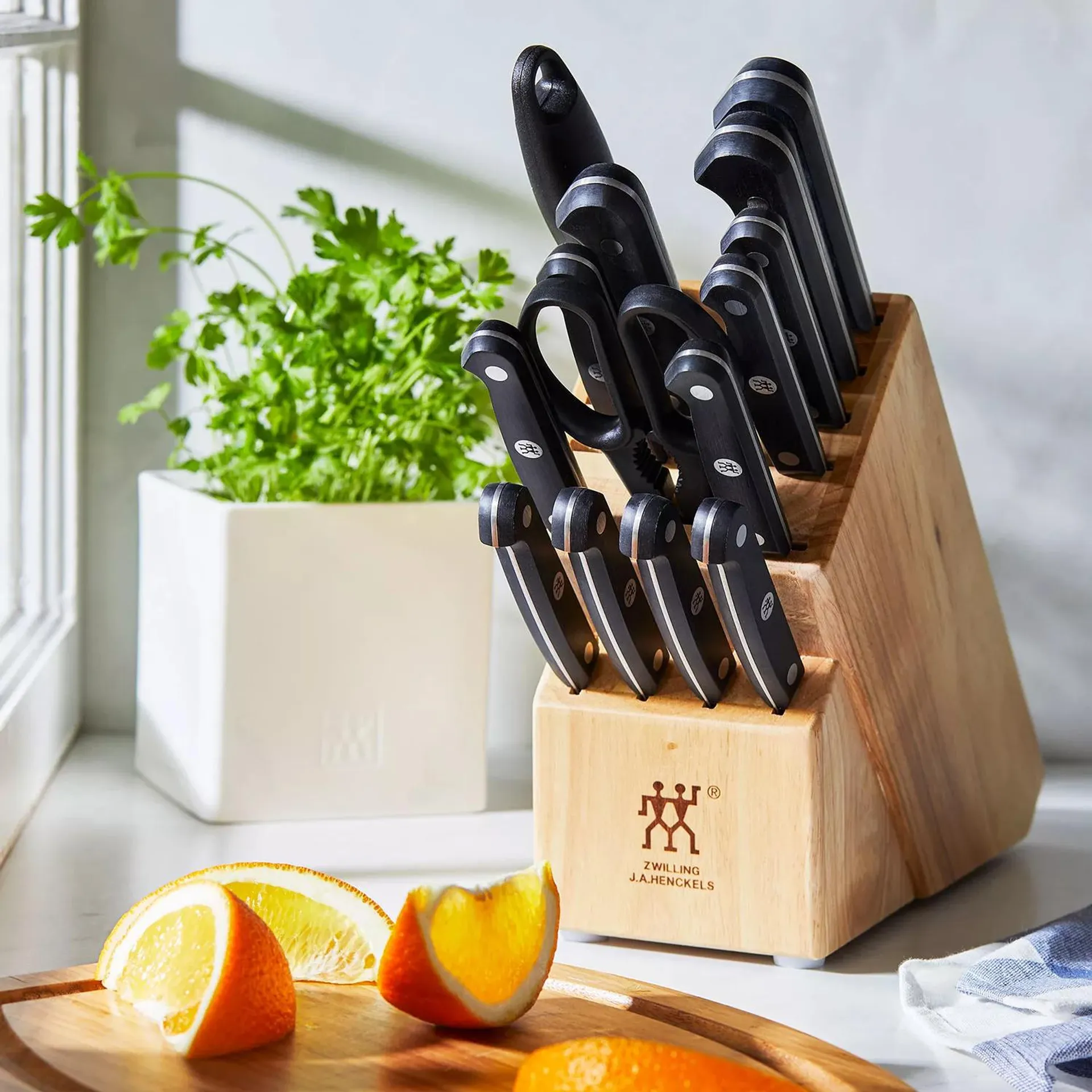 Zwilling J.A. Henckels 14-Piece Gourmet Knife Block