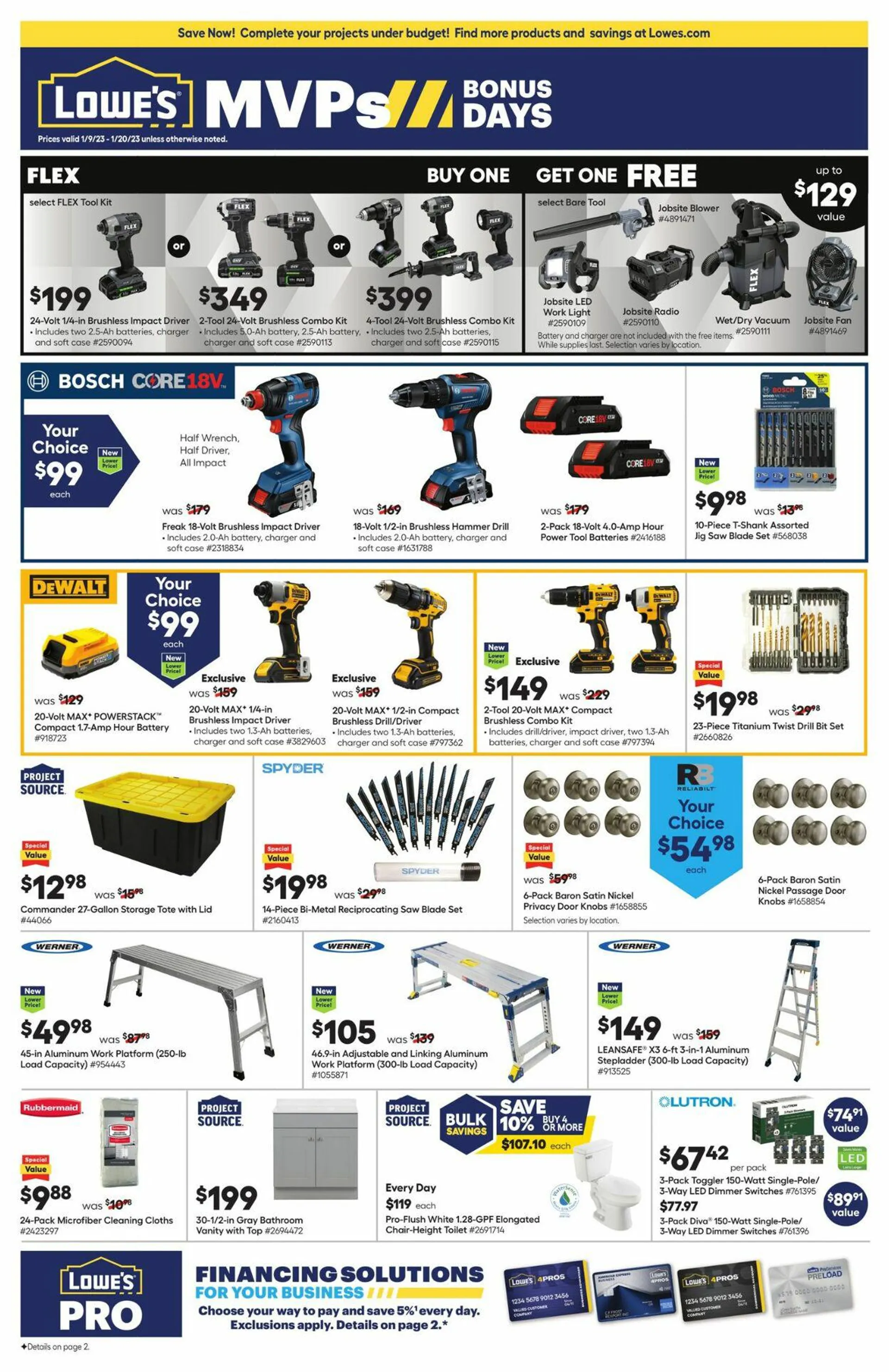 Lowes Current weekly ad - 1