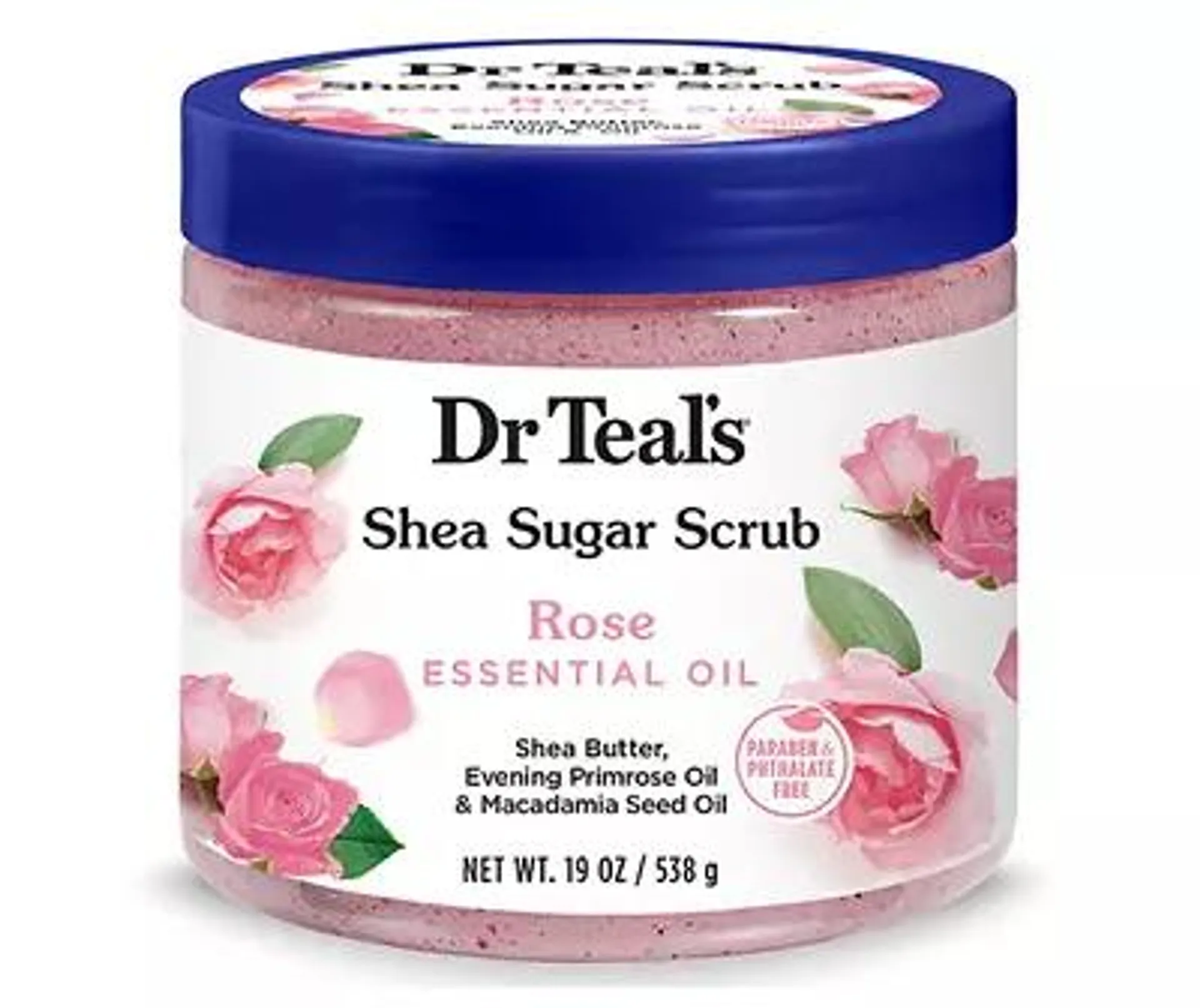 Rose Essential Oil Shea Sugar Scrub, 19 Oz.