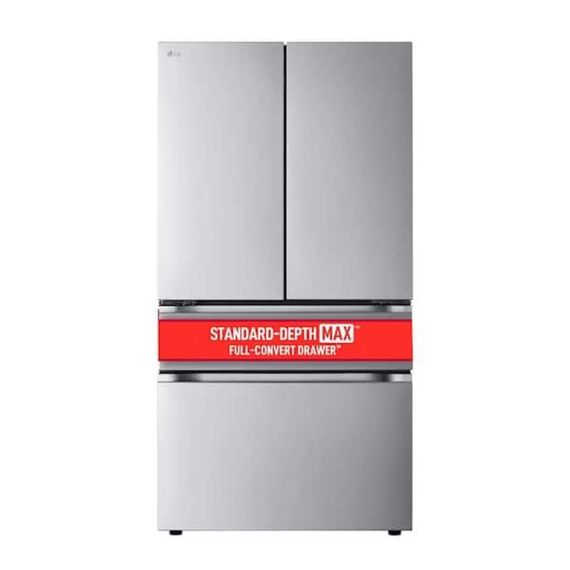 30 cu. ft. SMART Standard Depth MAX French Door Refrigerator with Internal Water Dispenser in PrintProof Stainless Steel