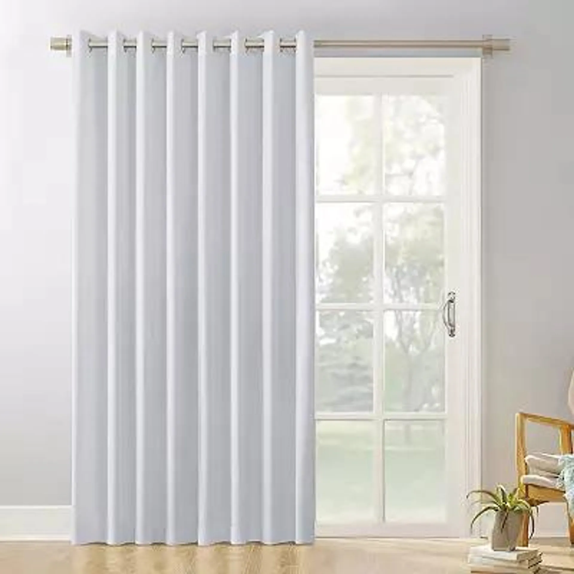 Sun Zero Ludlow Blackout Patio Door Curtain Panel