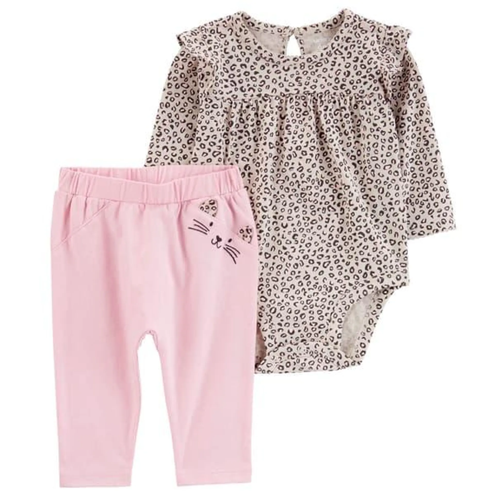 Baby Girl (NB-24M) Carter’s® Leopard Bodysuit & Pants Set