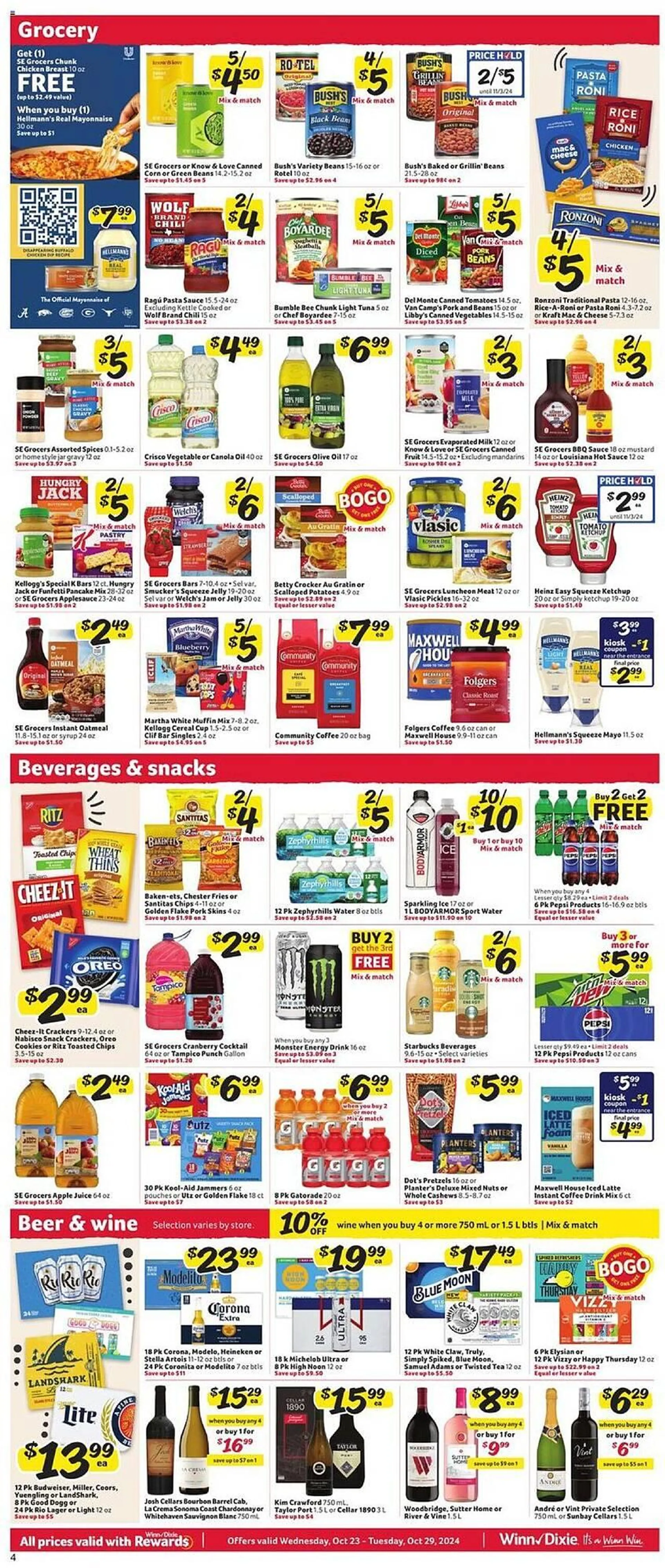 Weekly ad Winn Dixie Weekly Ad from October 23 to October 29 2024 - Page 6