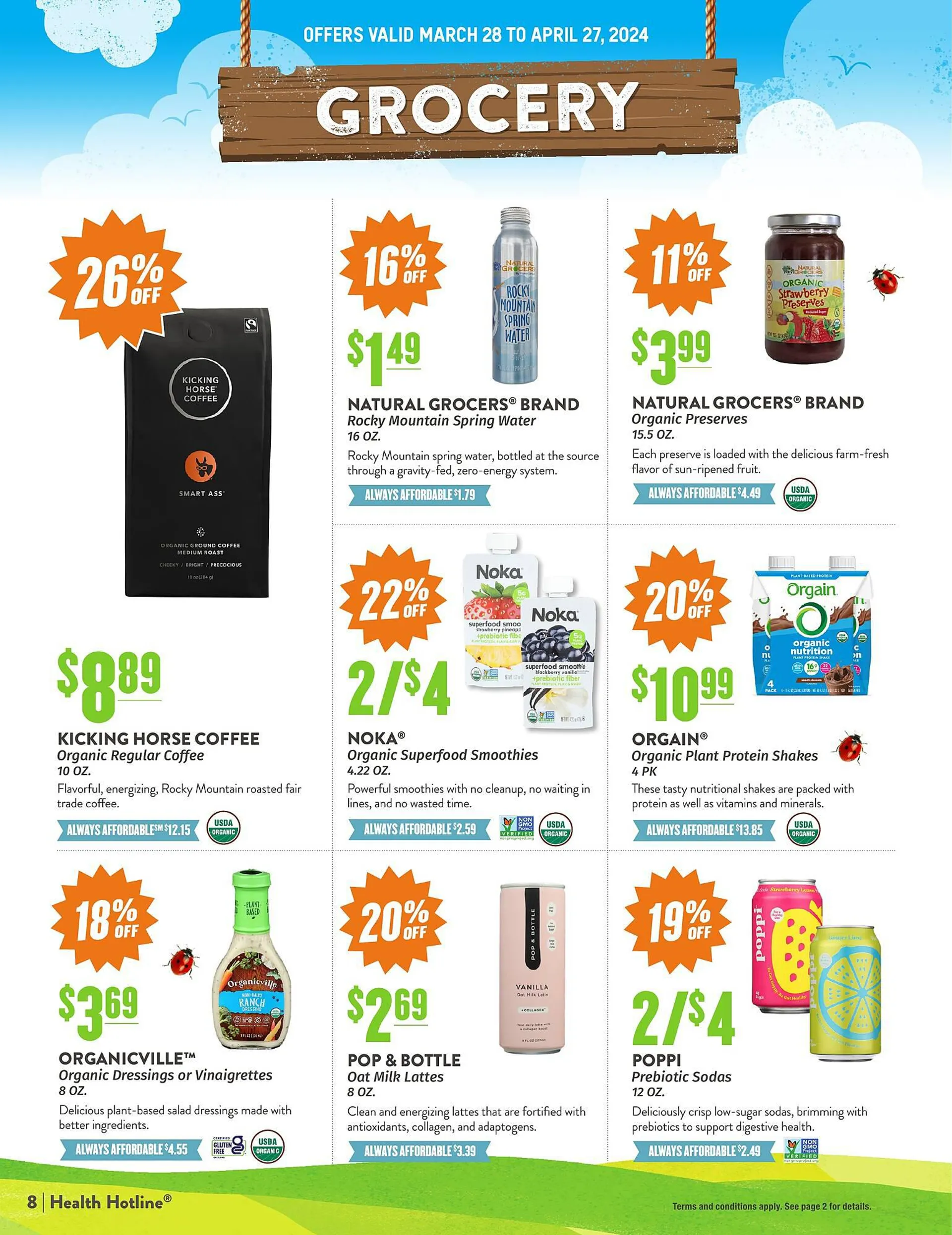 Weekly ad Natural Grocers ad from March 28 to April 27 2024 - Page 8