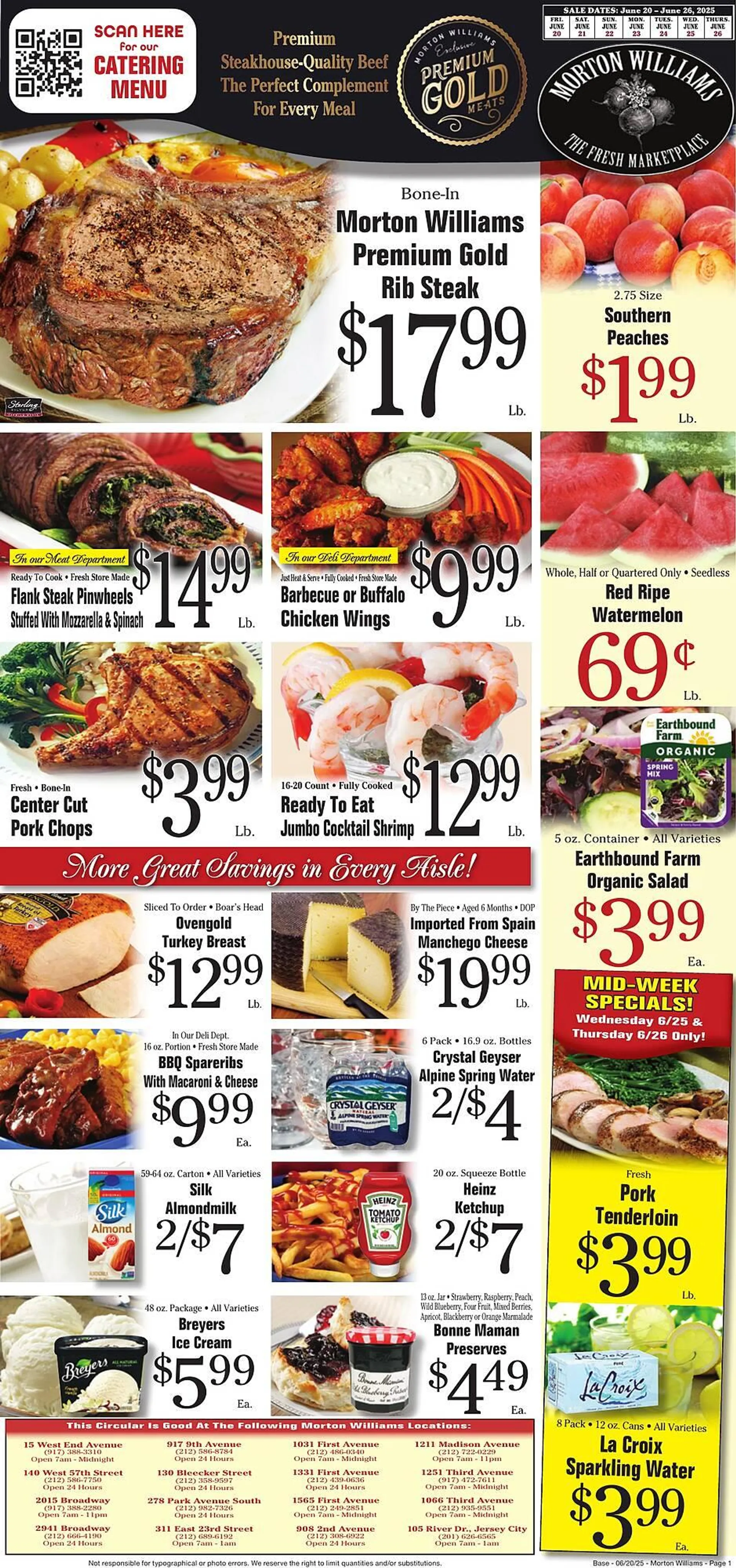 Weekly ad Morton Williams Weekly Ad from June 20 to June 26 2025 - Page 1