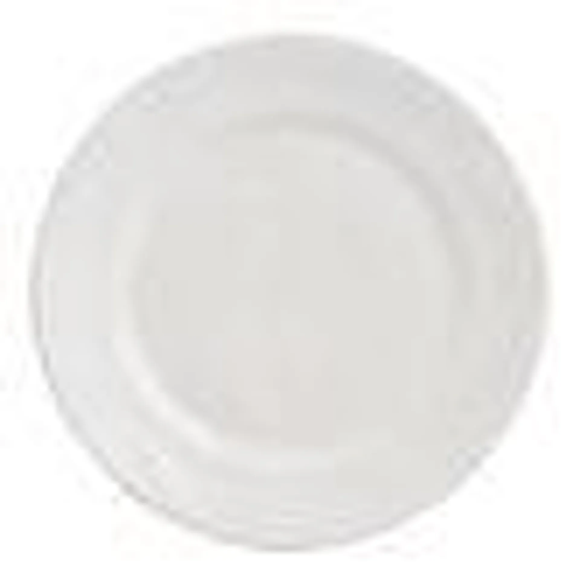 Prado White Reactive Glaze Dinner Plate