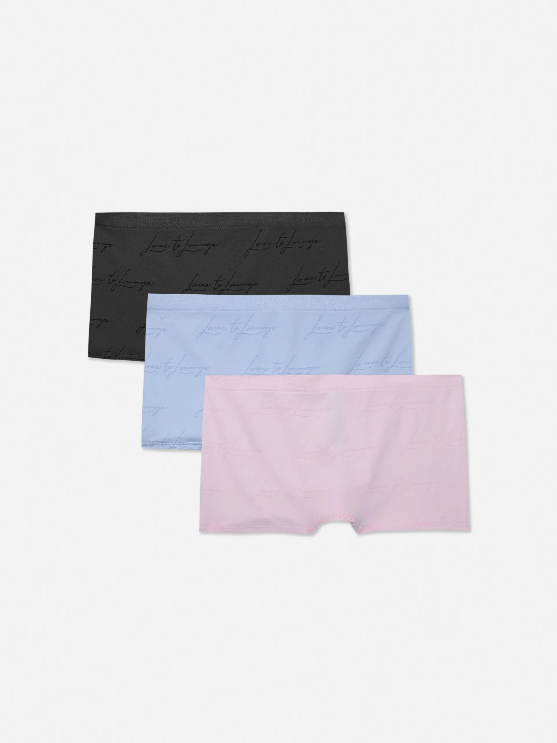 3pk Elasticated Boy Shorts