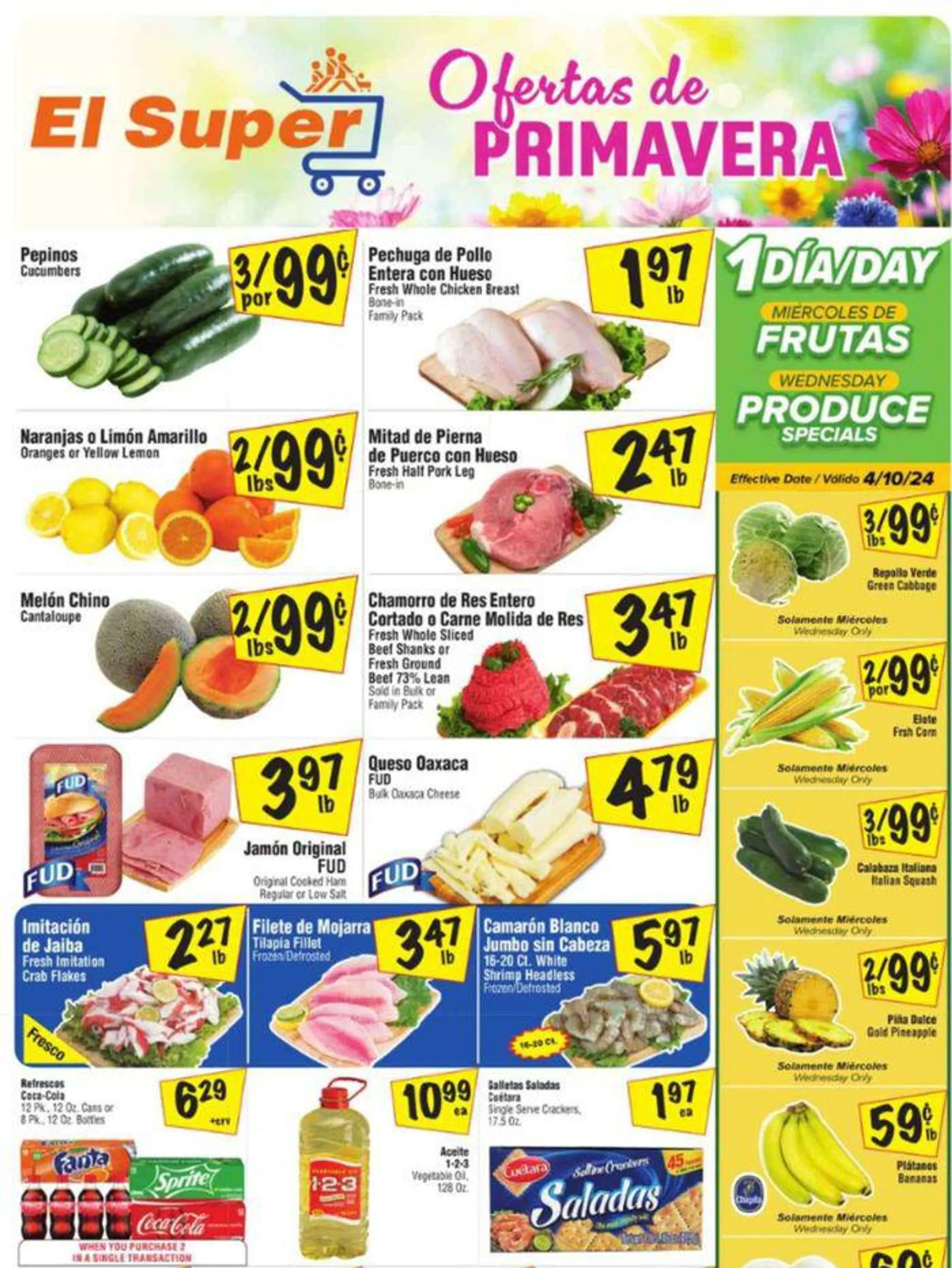 Weekly ad Ofertas De Primavera from April 11 to April 16 2024 - Page 1