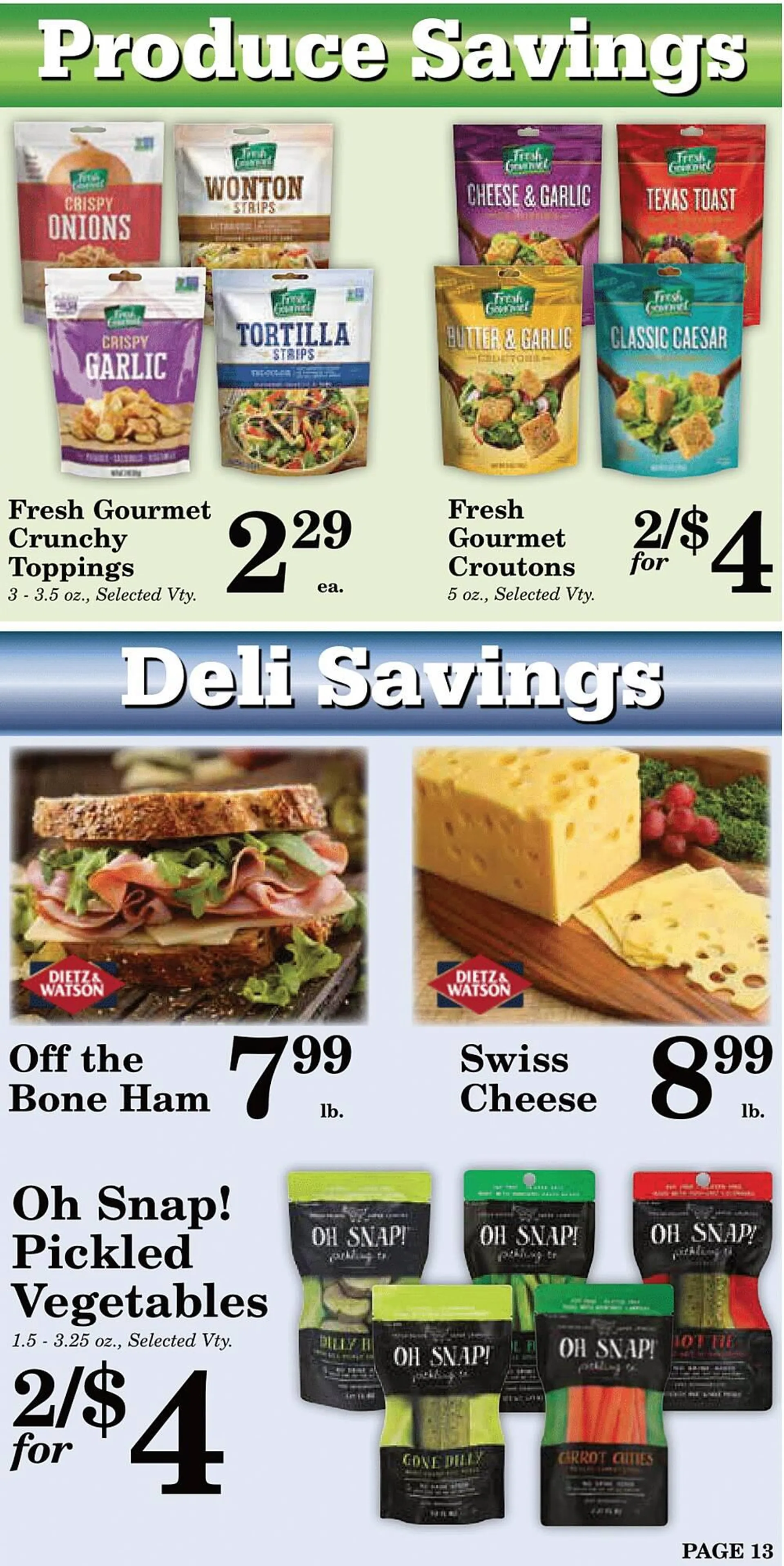 Weekly ad Harvest Foods ad from June 26 to July 30 2024 - Page 13