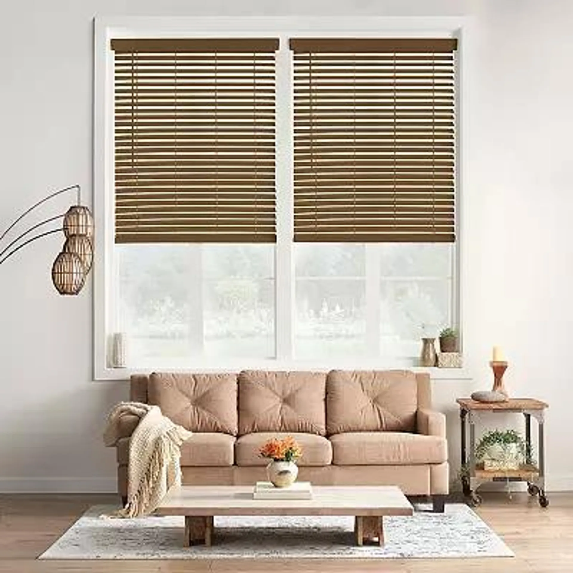 Sonoma Goods For Life® Cordless Faux Wood Blind - 64" Length