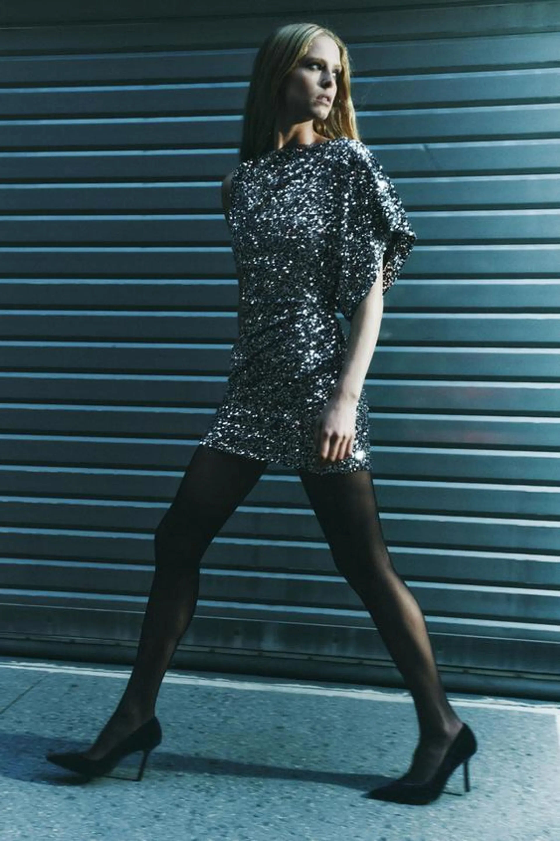 SEQUIN MINI DRESS