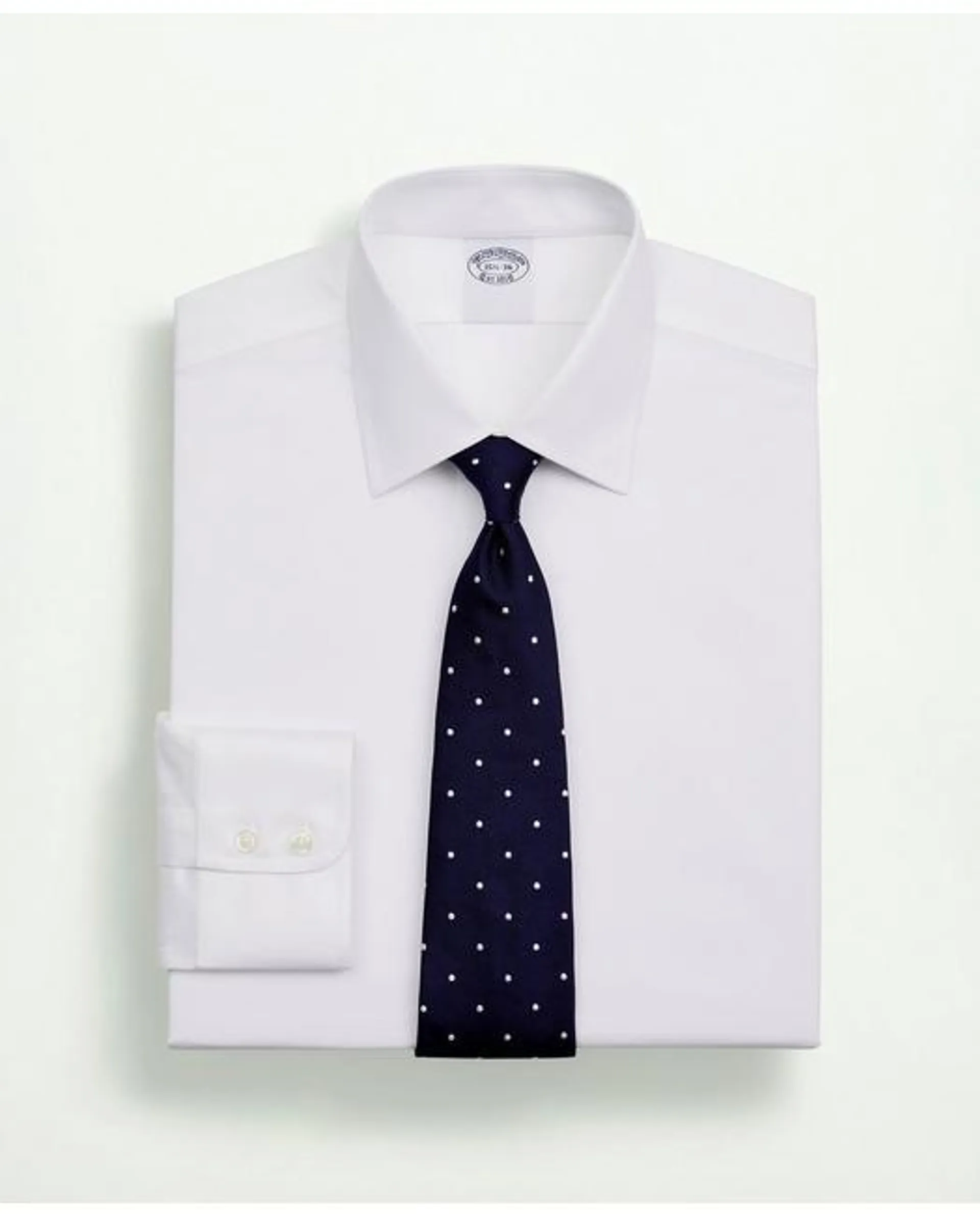 Stretch Supima® Cotton Non-Iron Twill Ainsley Collar Dress Shirt