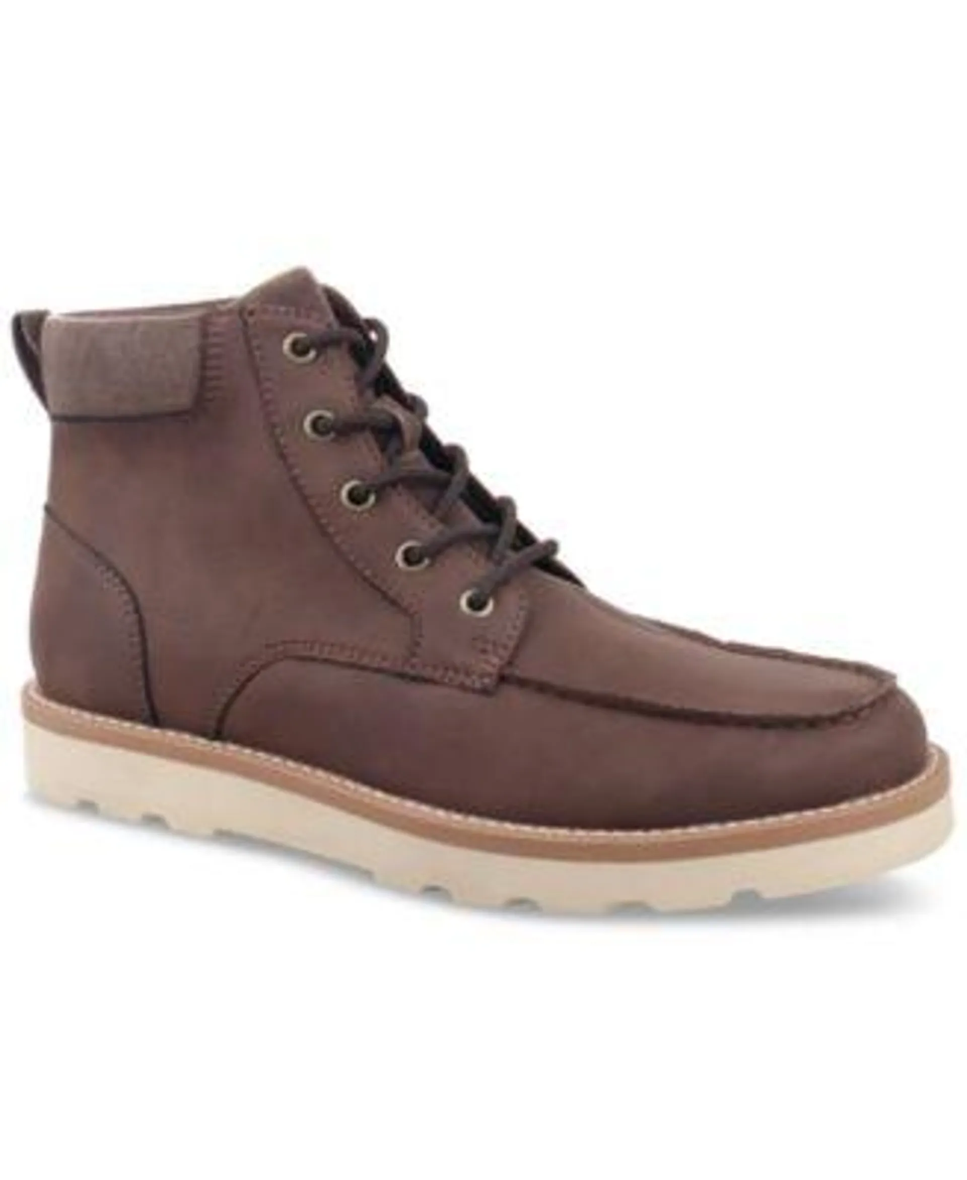 Men's Clifton Lace-Up Moc-Toe Boots, Created for Macy's