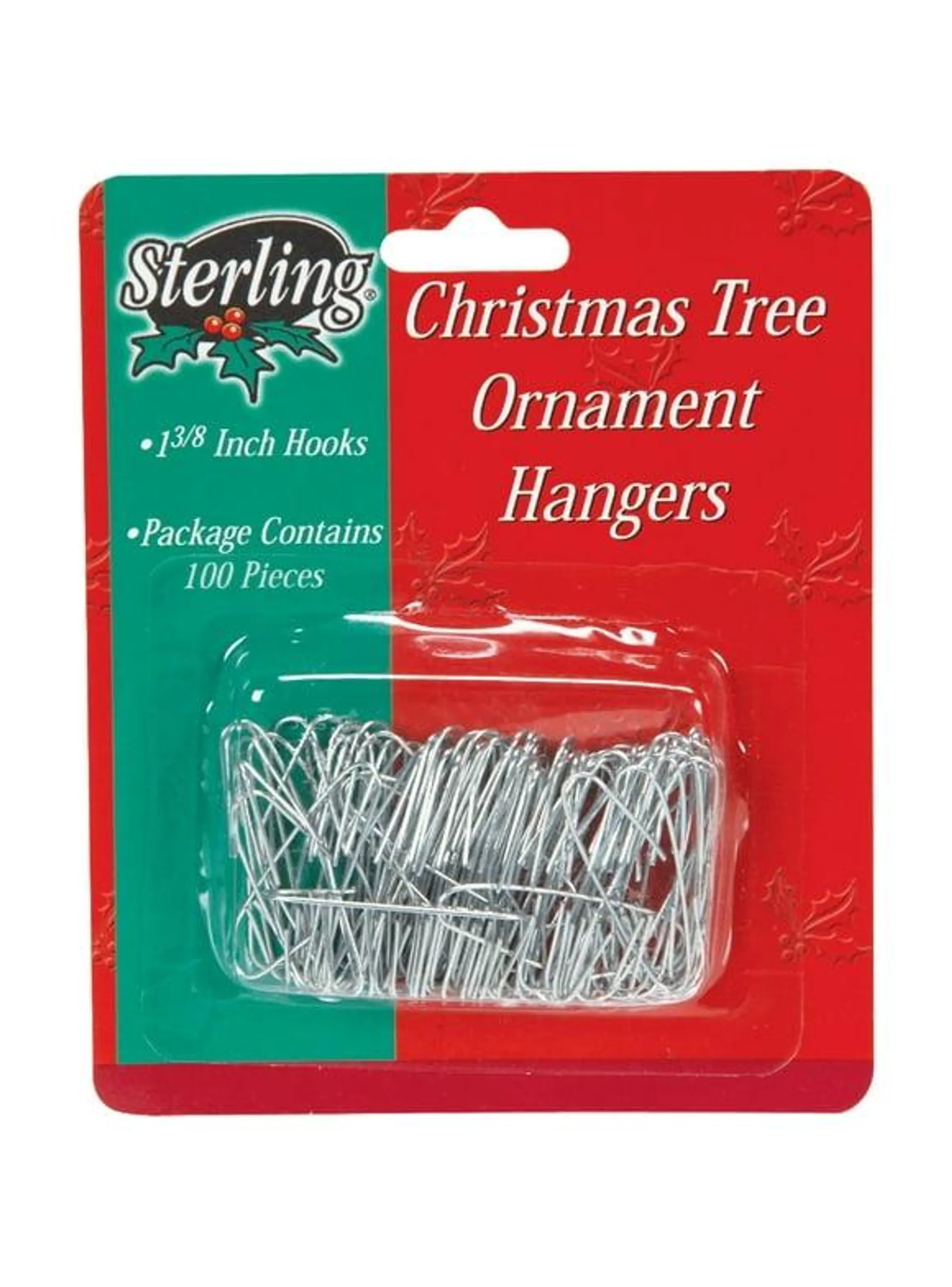 Sterling 1-3/8 In. Silver Christmas Ornament Hooks 1708190