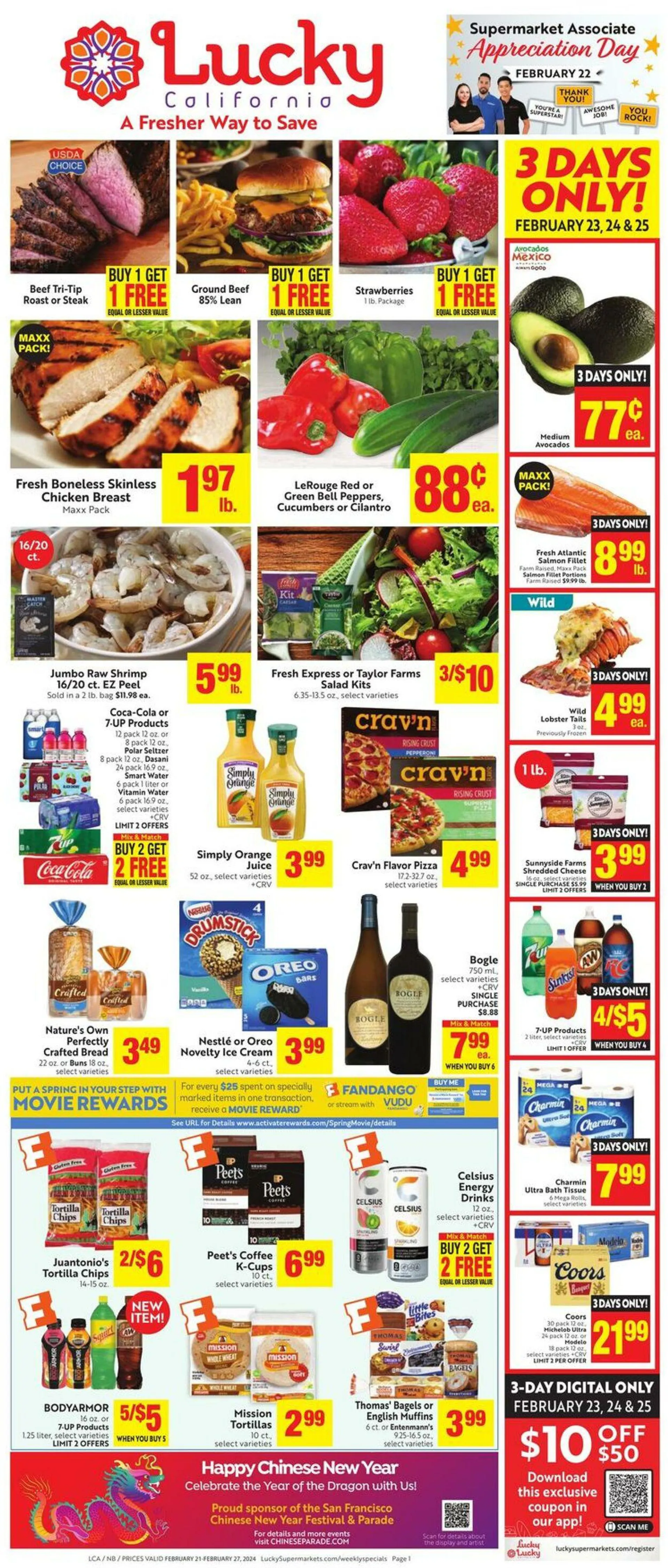 Weekly ad Lucky Supermarkets from February 21 to February 27 2024 - Page 