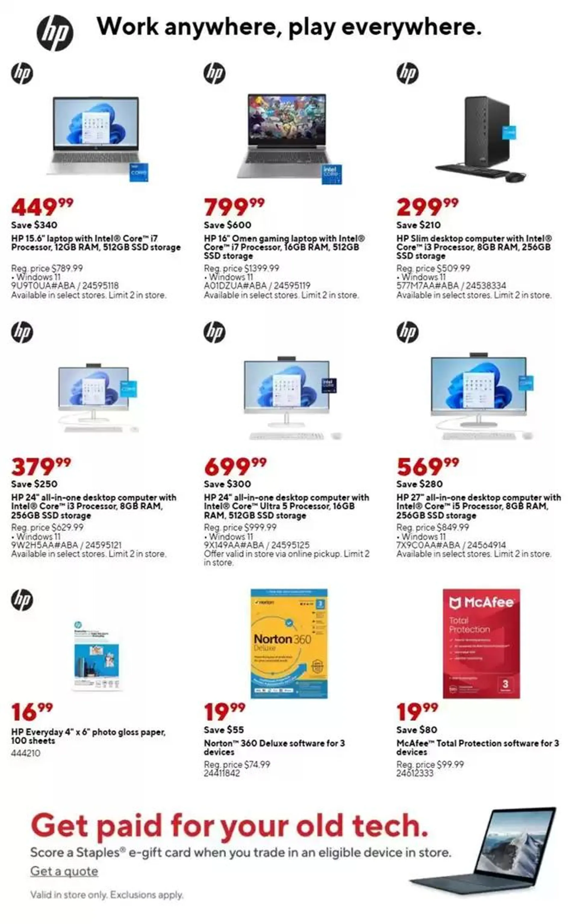 Weekly ad Staples flyer from December 8 to December 14 2024 - Page 2