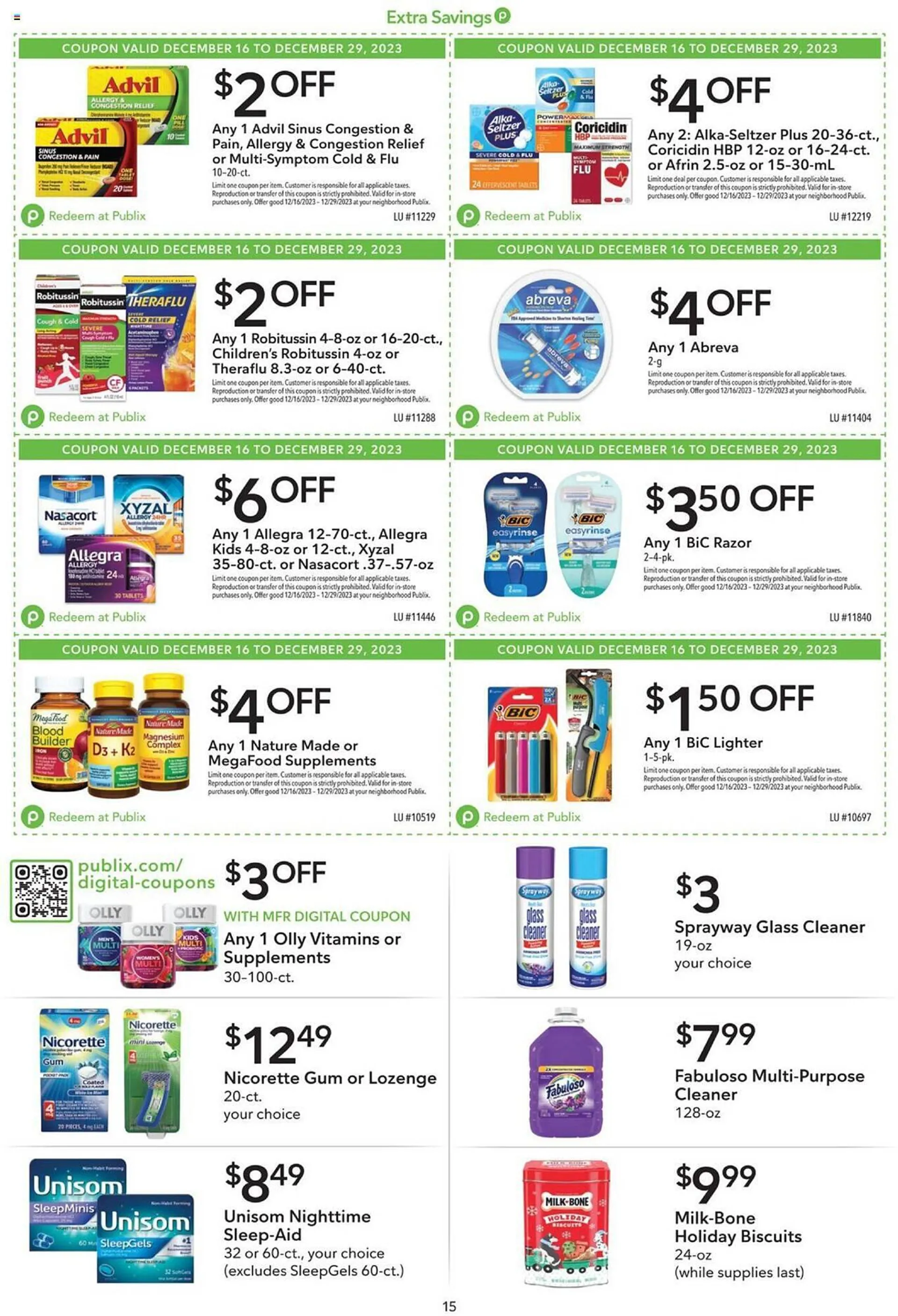 Weekly ad Publix Weekly Ad from December 16 to December 29 2023 - Page 15