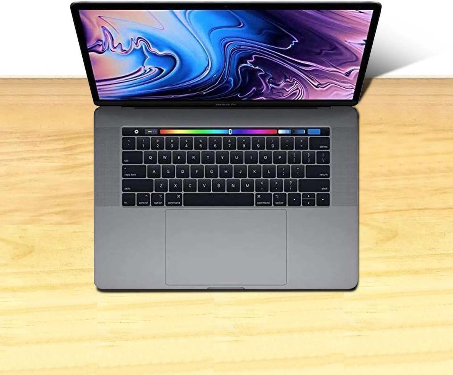 Apple MacBook Pro MV902LL/A 15-inch Touch Bar Space Gray (2.6GHz 6-Core i7, 16GB RAM, 512GB SSD Storage Radeon Pro 555X) Newest Version, Mid 2019