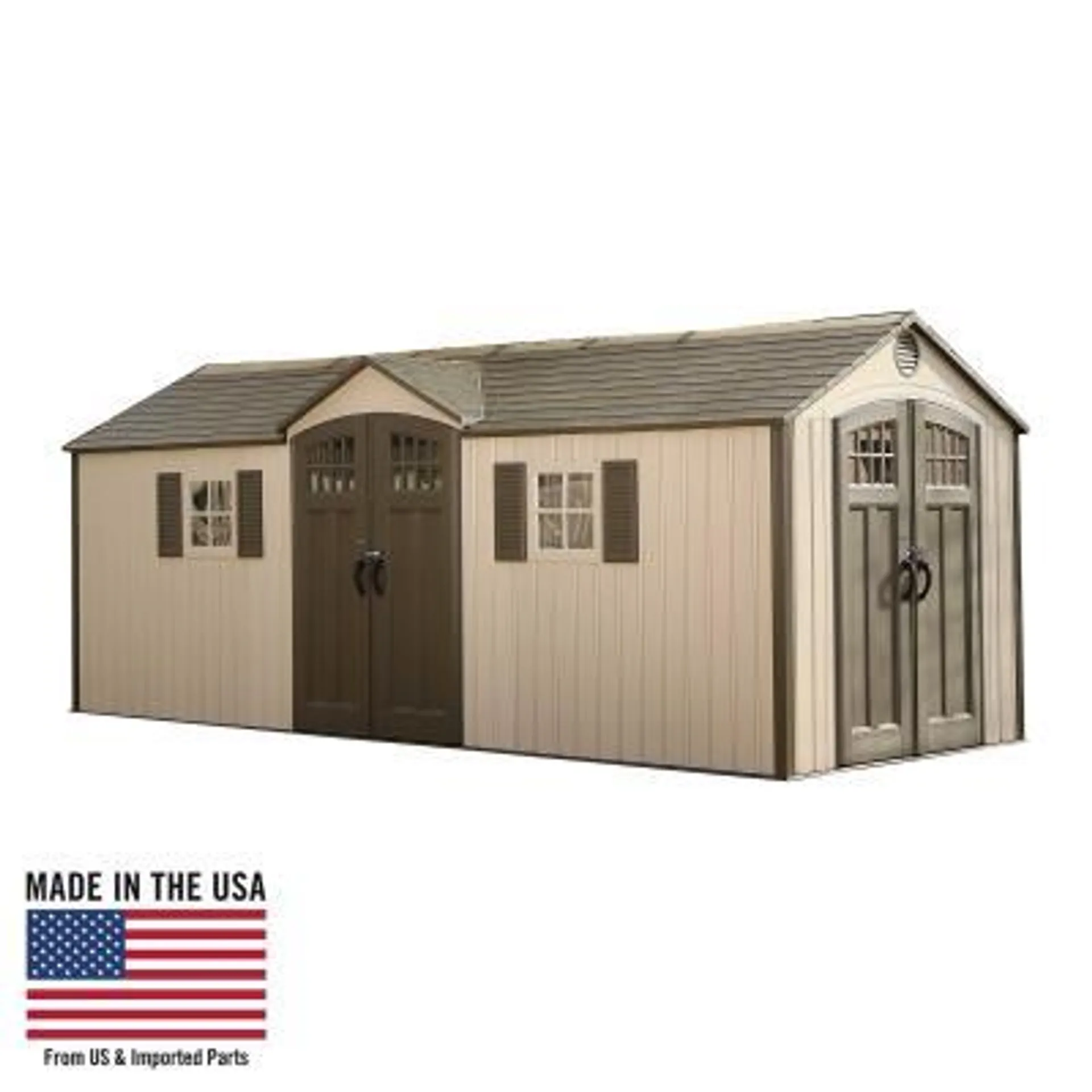 Lifetime 20 Ft. x 8 Ft. Outdoor Storage Shed