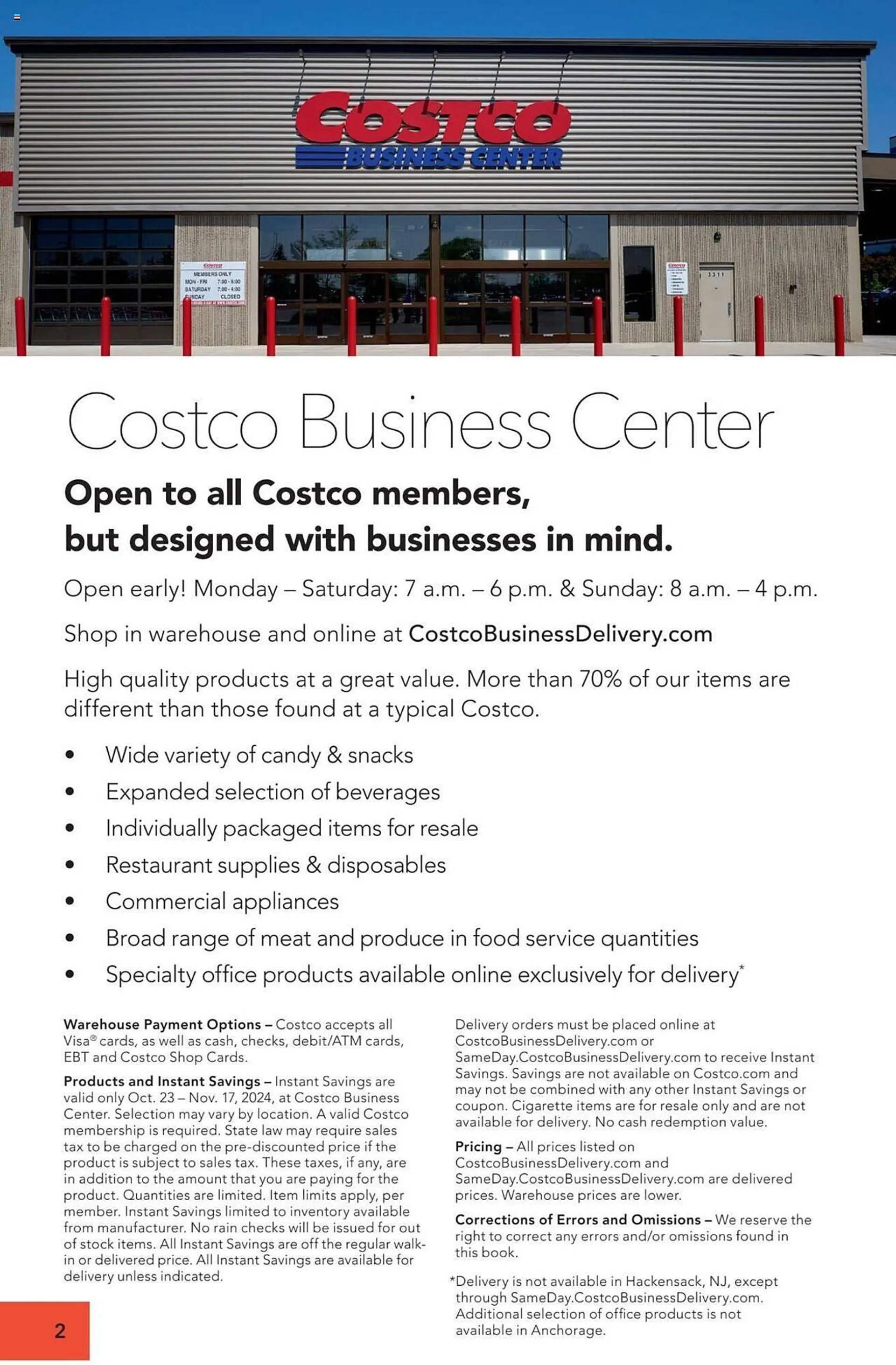 Weekly ad Costco Weekly Ad from October 23 to November 17 2024 - Page 2