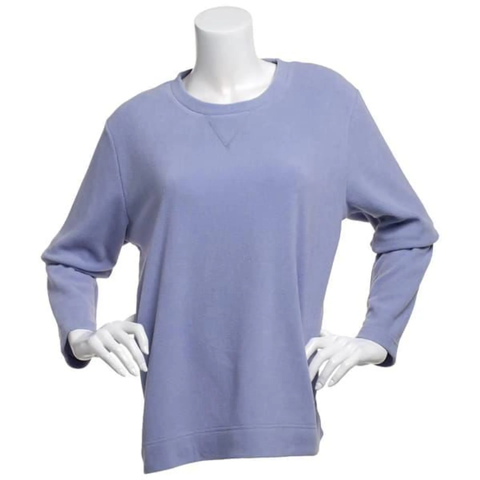 Plus Size Hasting & Smith Long Sleeve Fleece Top