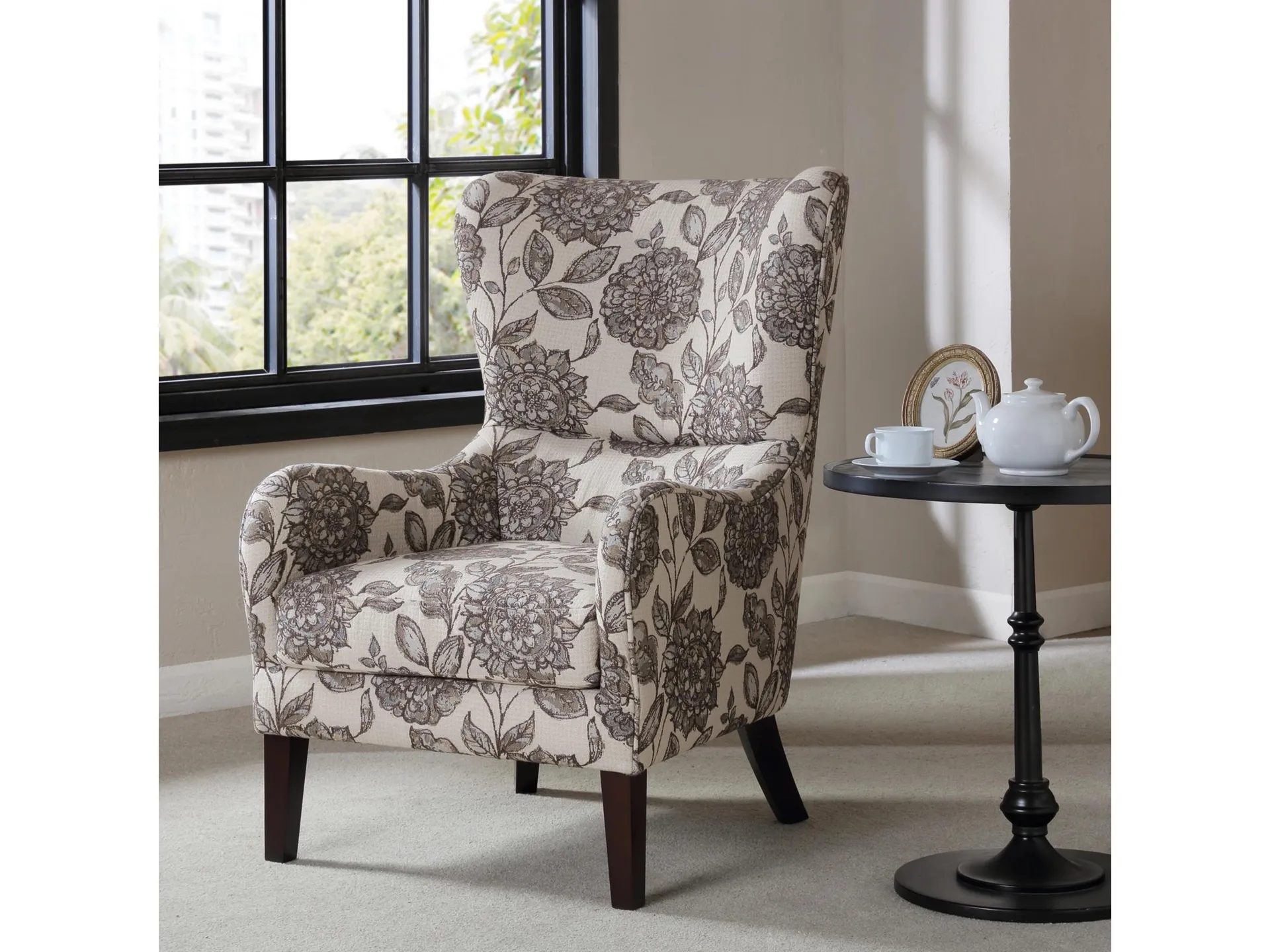 Aria Swoop Wing Chair