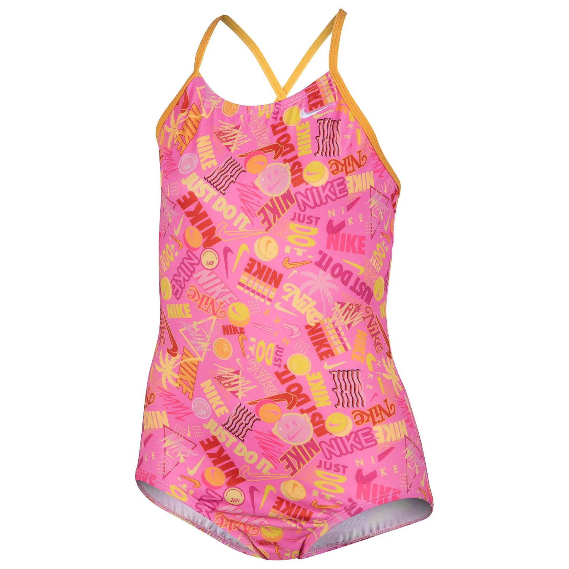 Nike Girls' "Have a Nike Day" Print One-Piece Swimsuit