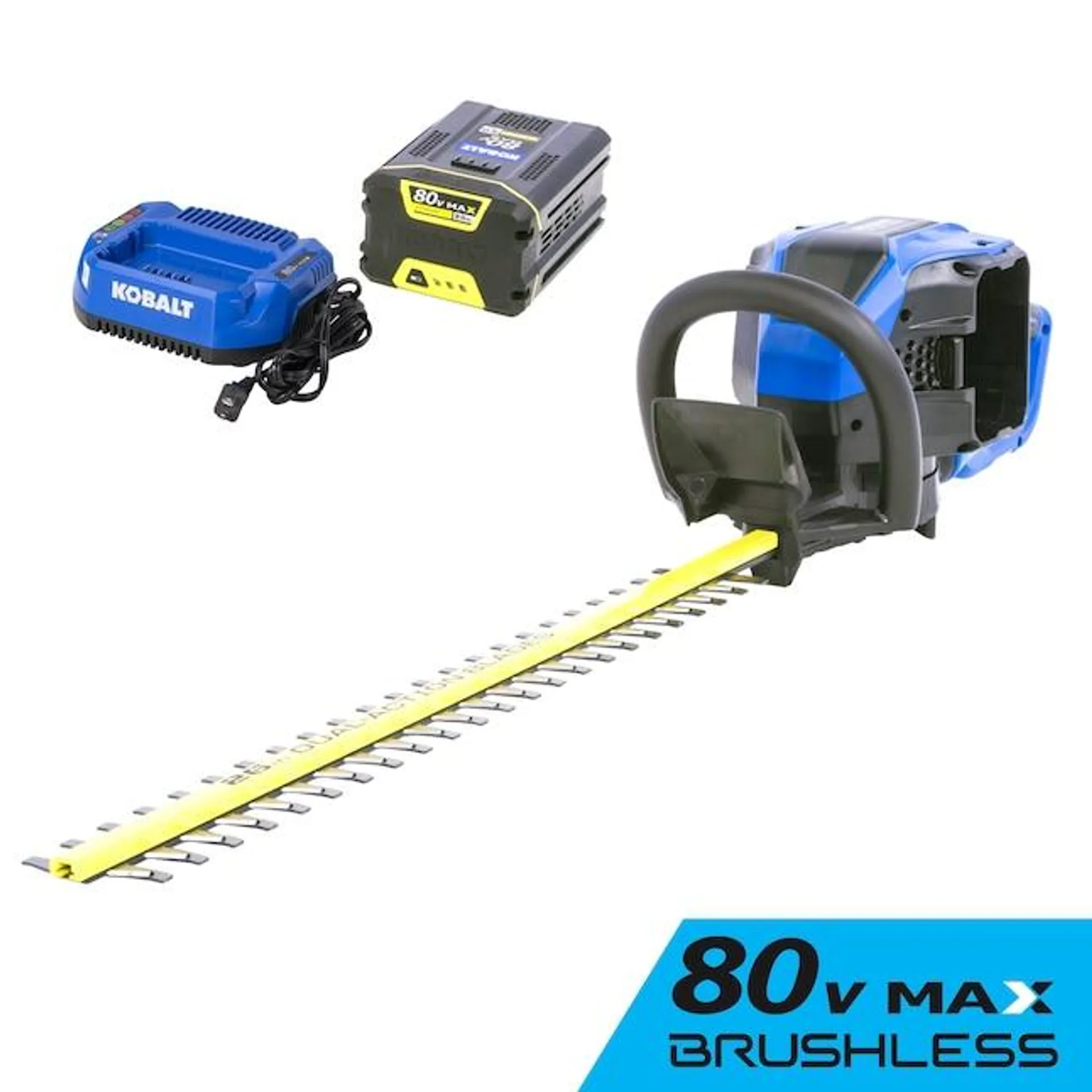 Kobalt 80-volt Max 26-in Battery Hedge Trimmer 2 Ah (Battery and Charger Included)