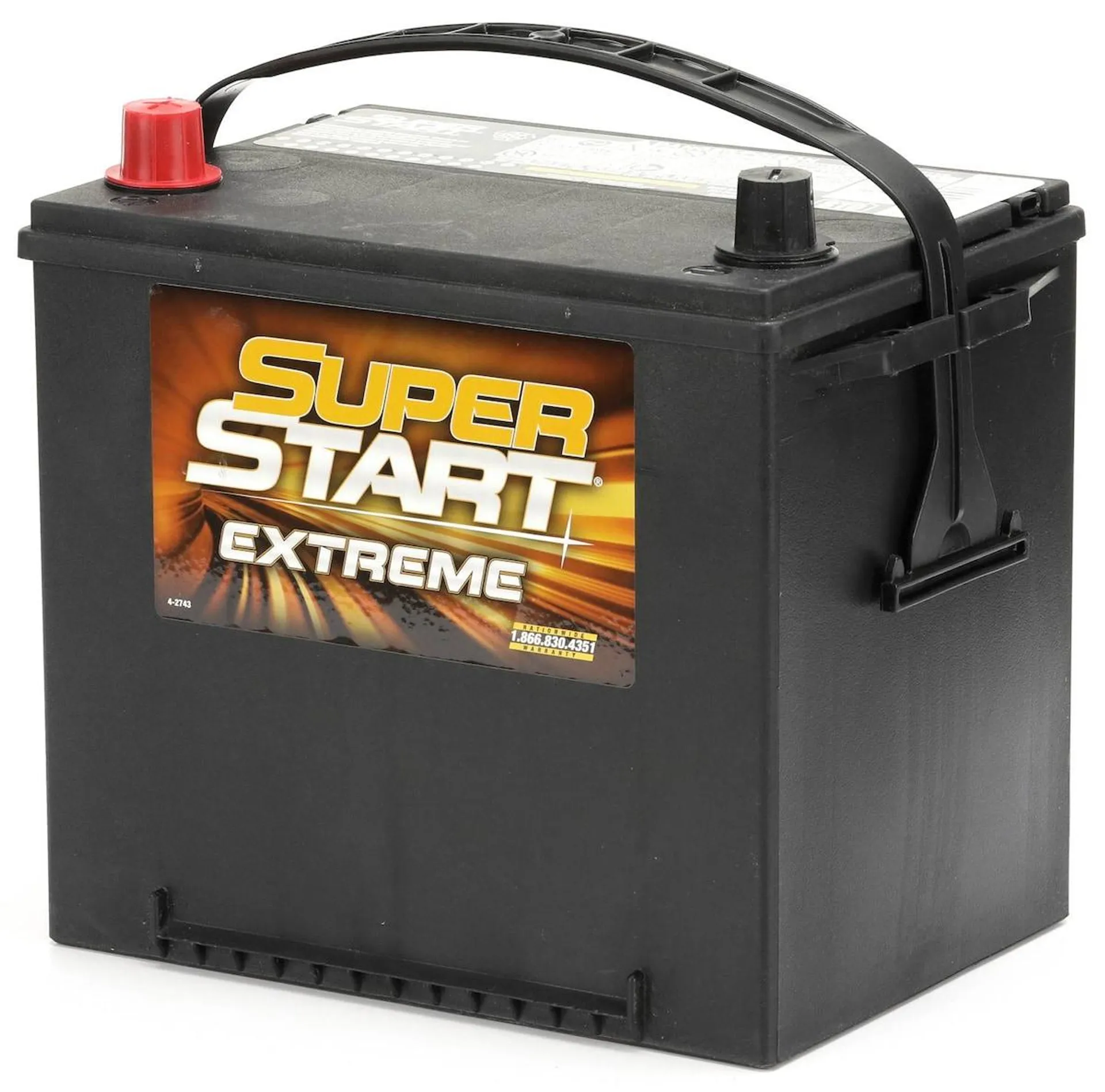 Super Start Extreme Standard Flooded Top Post Battery Group Size 25 - 25EXT