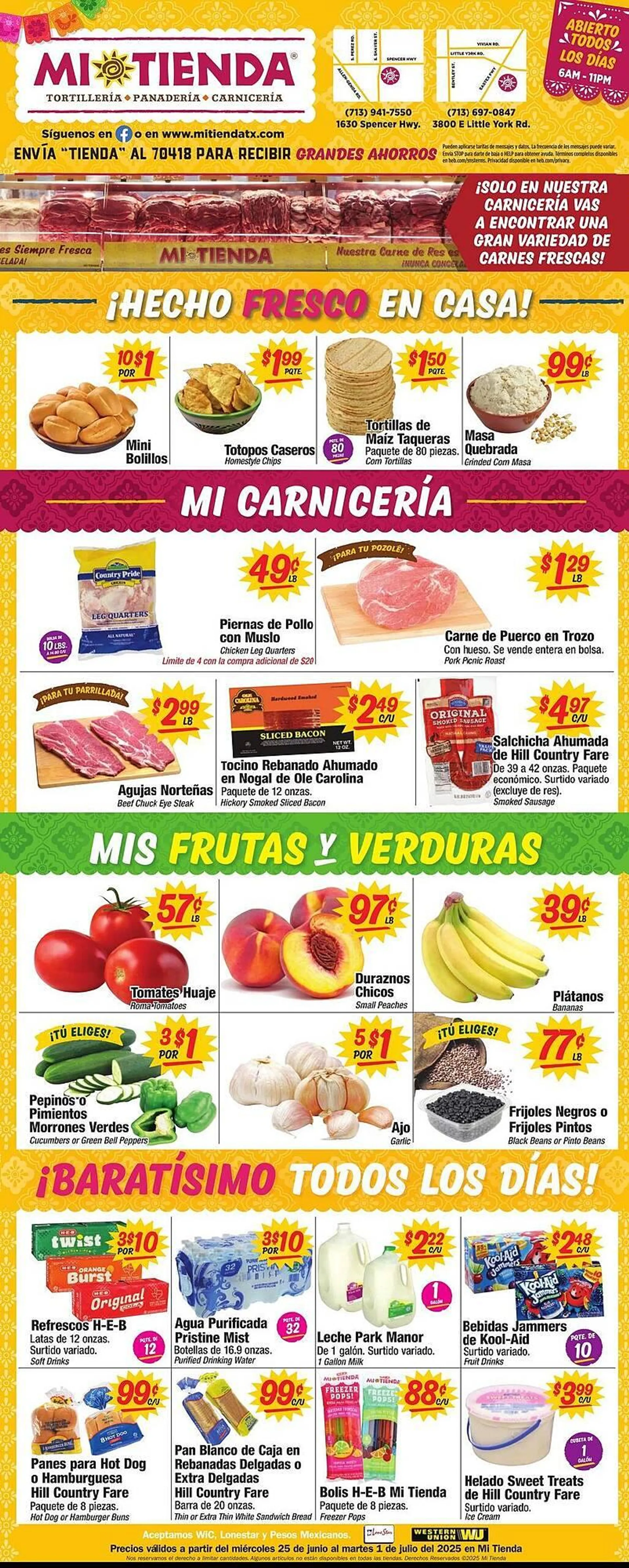 Weekly ad Mi Tienda Weekly Ad from June 25 to July 1 2025 - Page 1