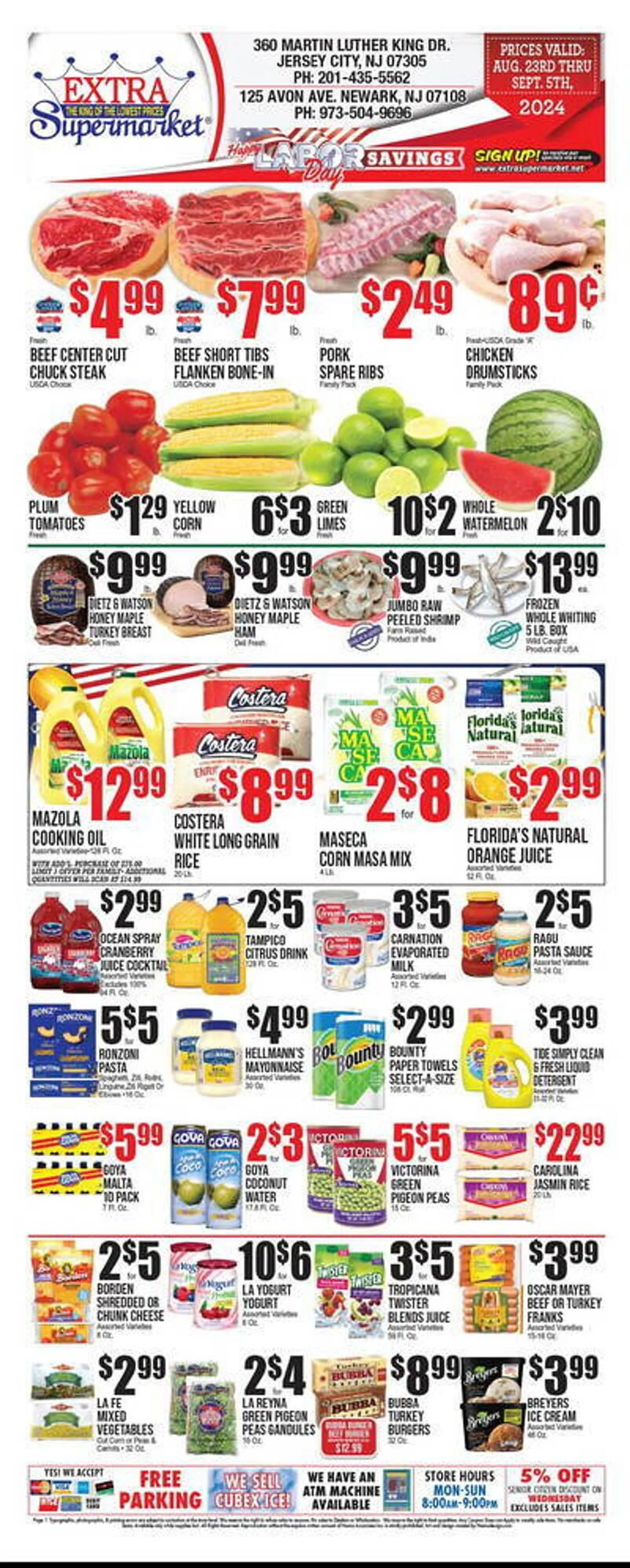 Extra Supermarket Weekly Ad - 1